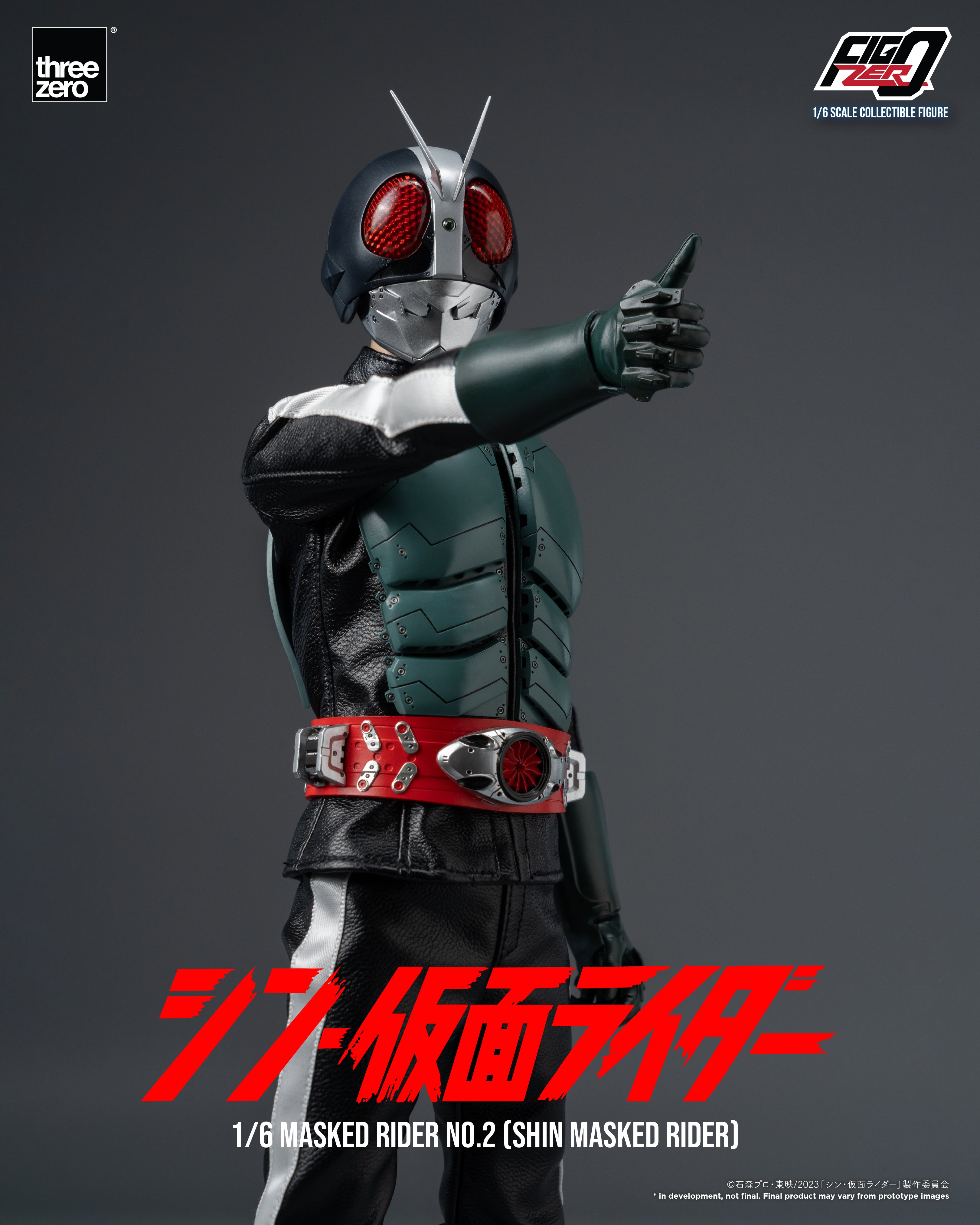 PRE-ORDER threezero - FigZero - Shin Kamen Rider - Kamen Rider No. 2 1/6