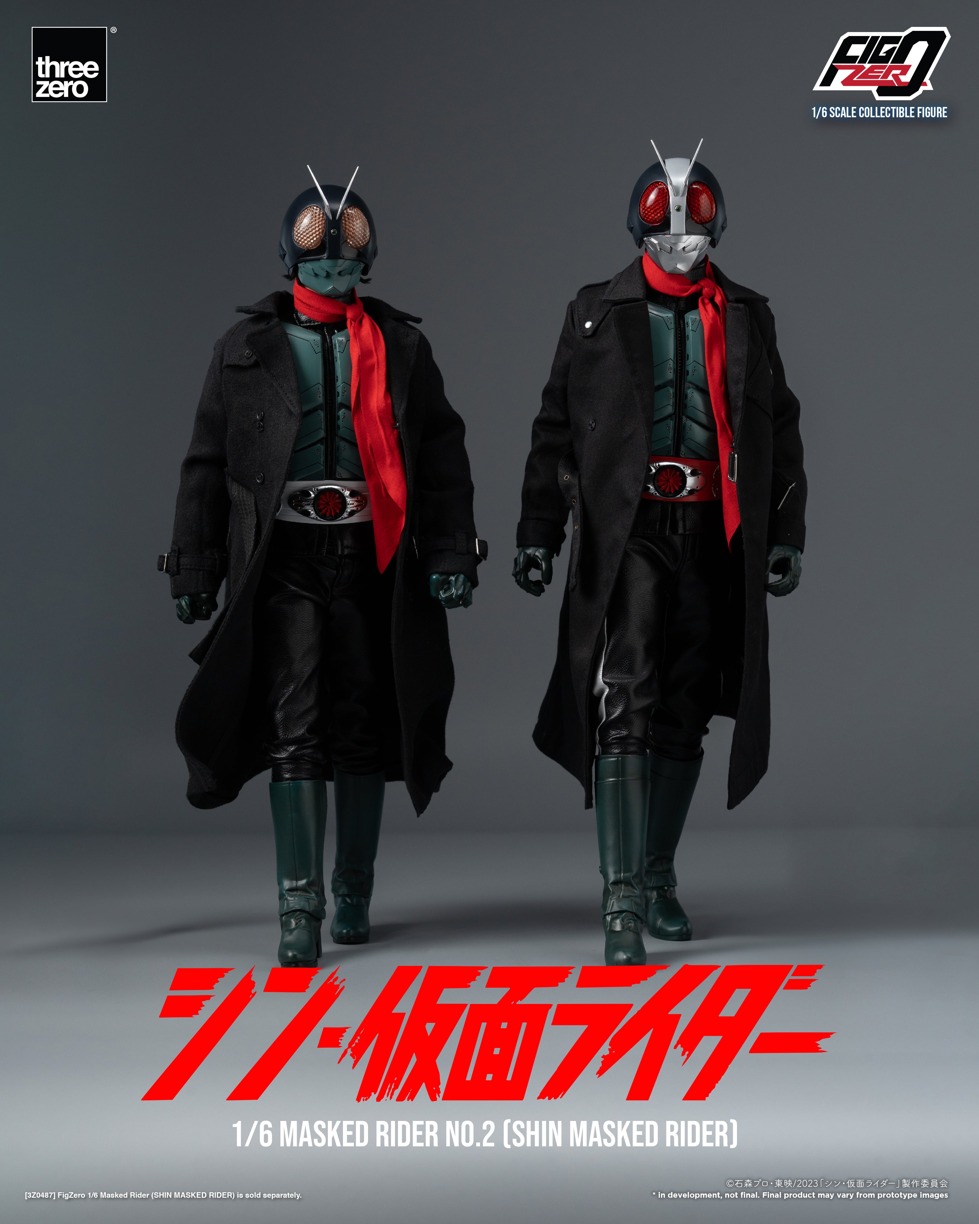 PRE-ORDER threezero - FigZero - Shin Kamen Rider - Kamen Rider No. 2 1/6