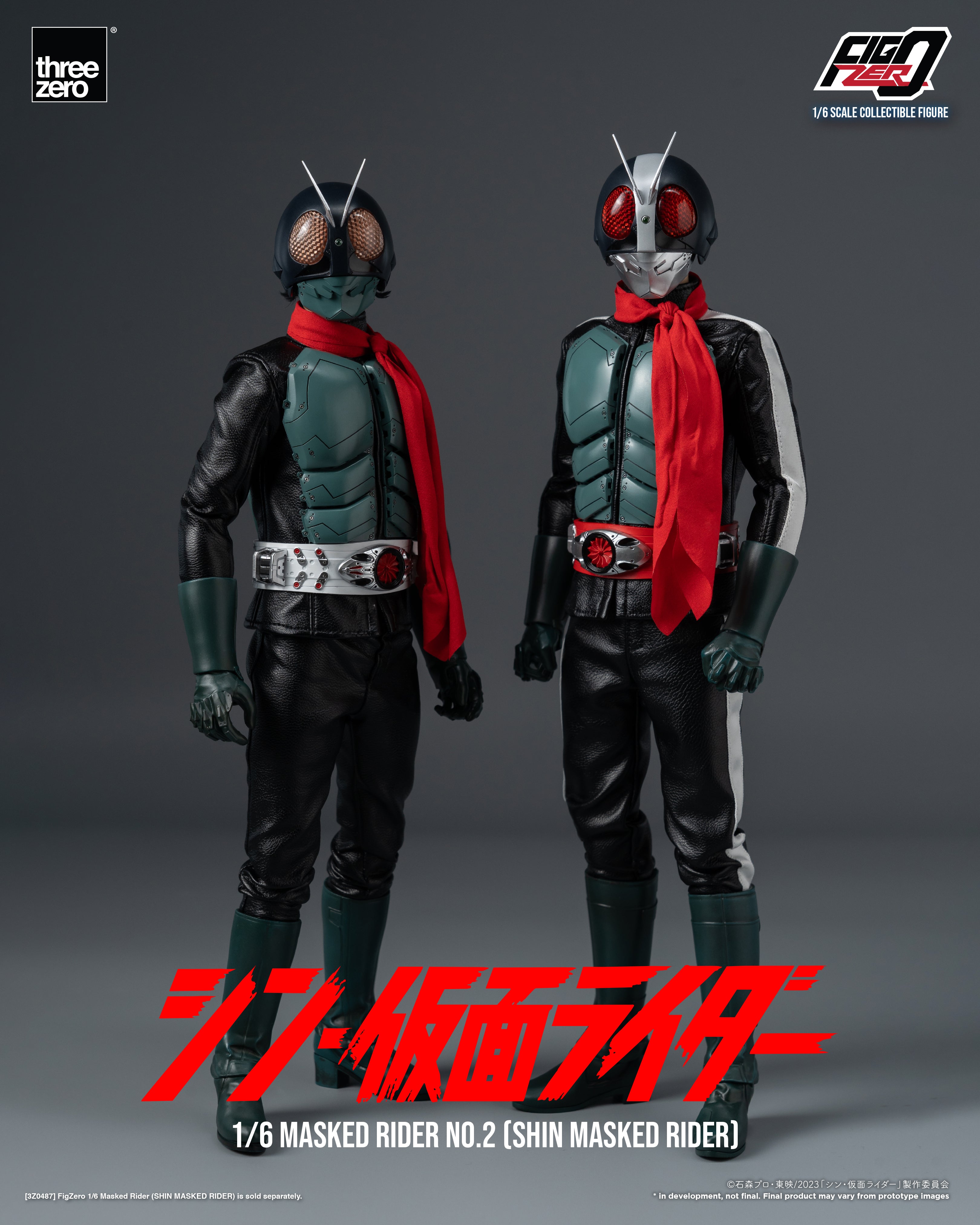 PRE-ORDER threezero - FigZero - Shin Kamen Rider - Kamen Rider No. 2 1/6