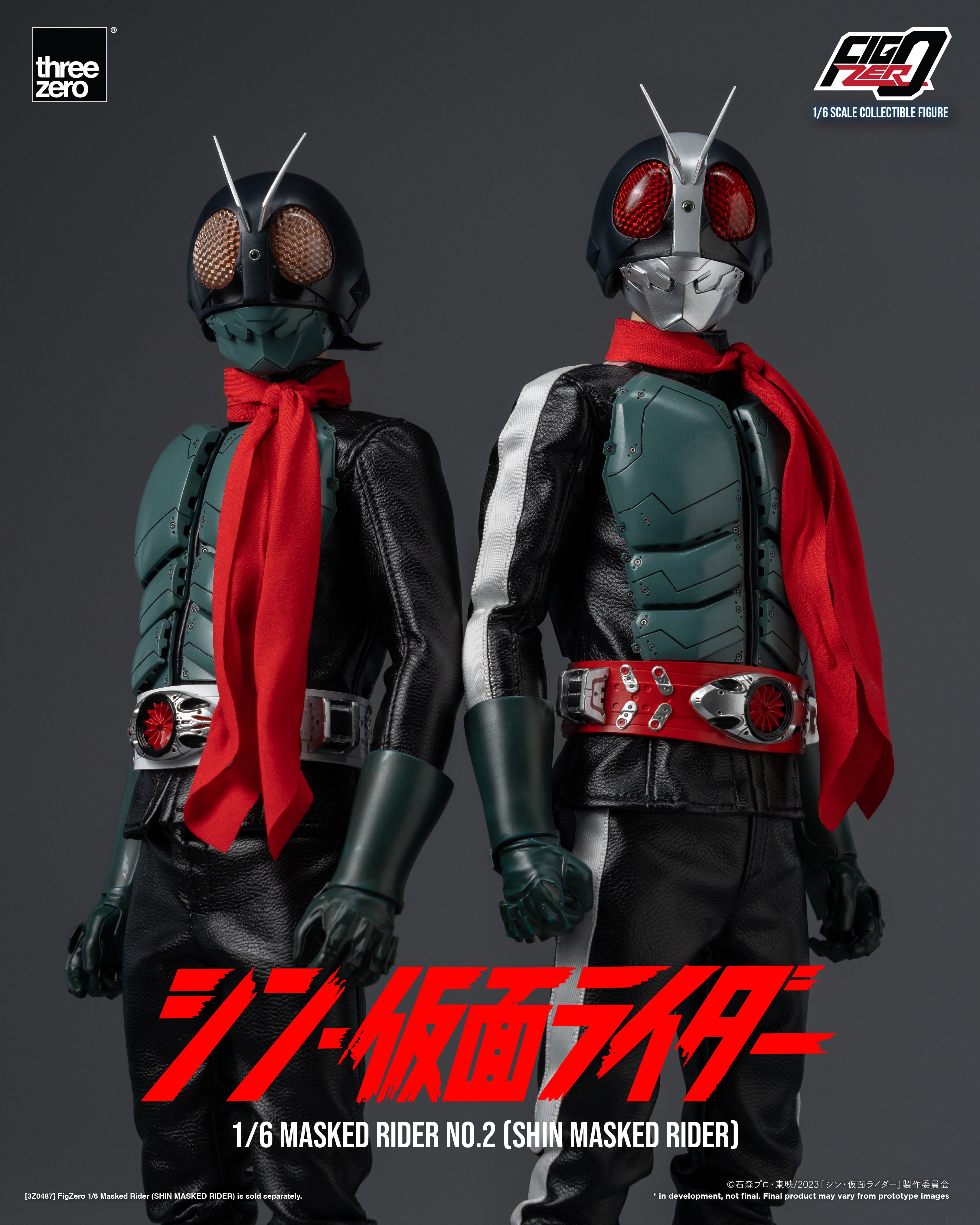 PRE-ORDER threezero - FigZero - Shin Kamen Rider - Kamen Rider No. 2 1/6