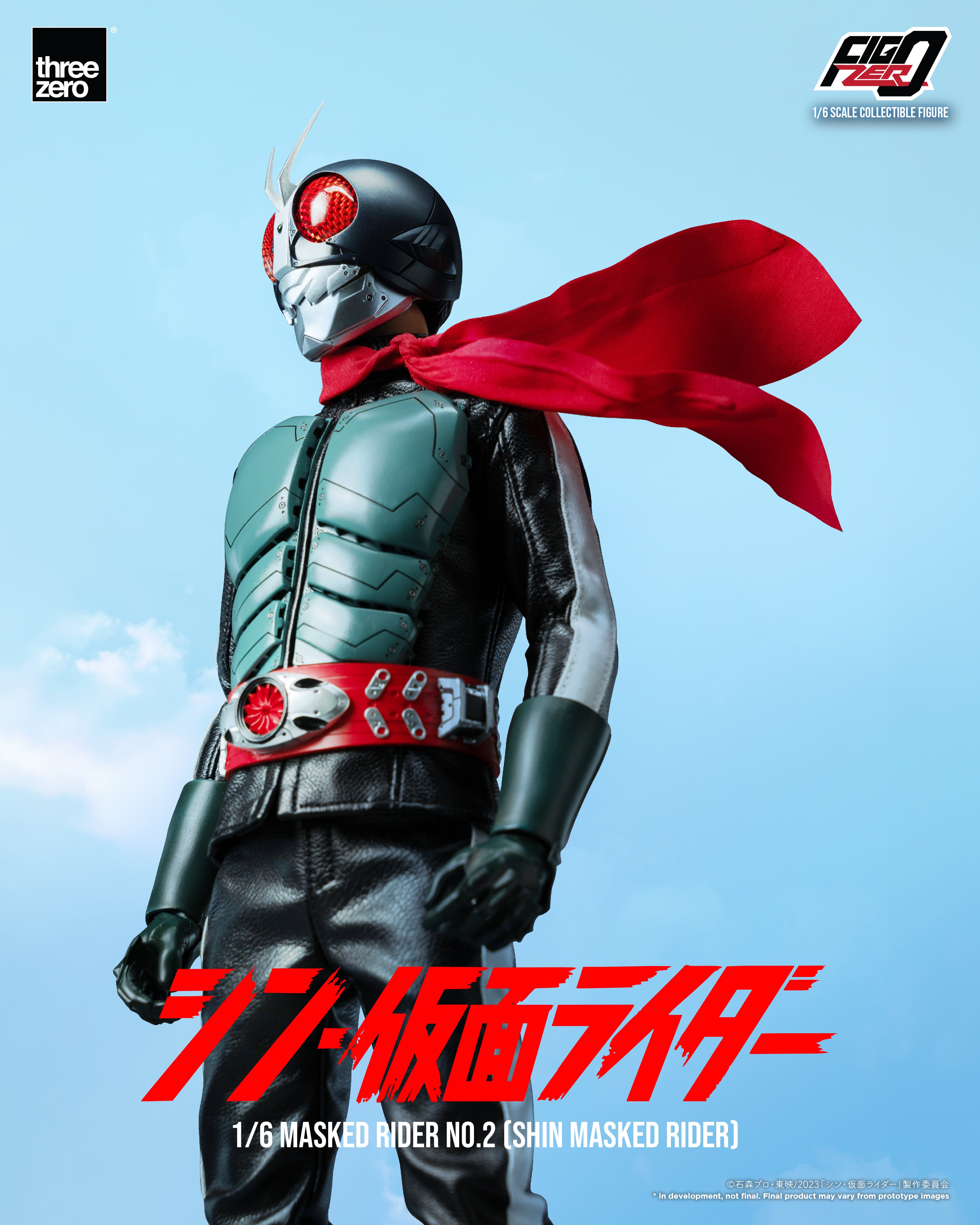 PRE-ORDER threezero - FigZero - Shin Kamen Rider - Kamen Rider No. 2 1/6