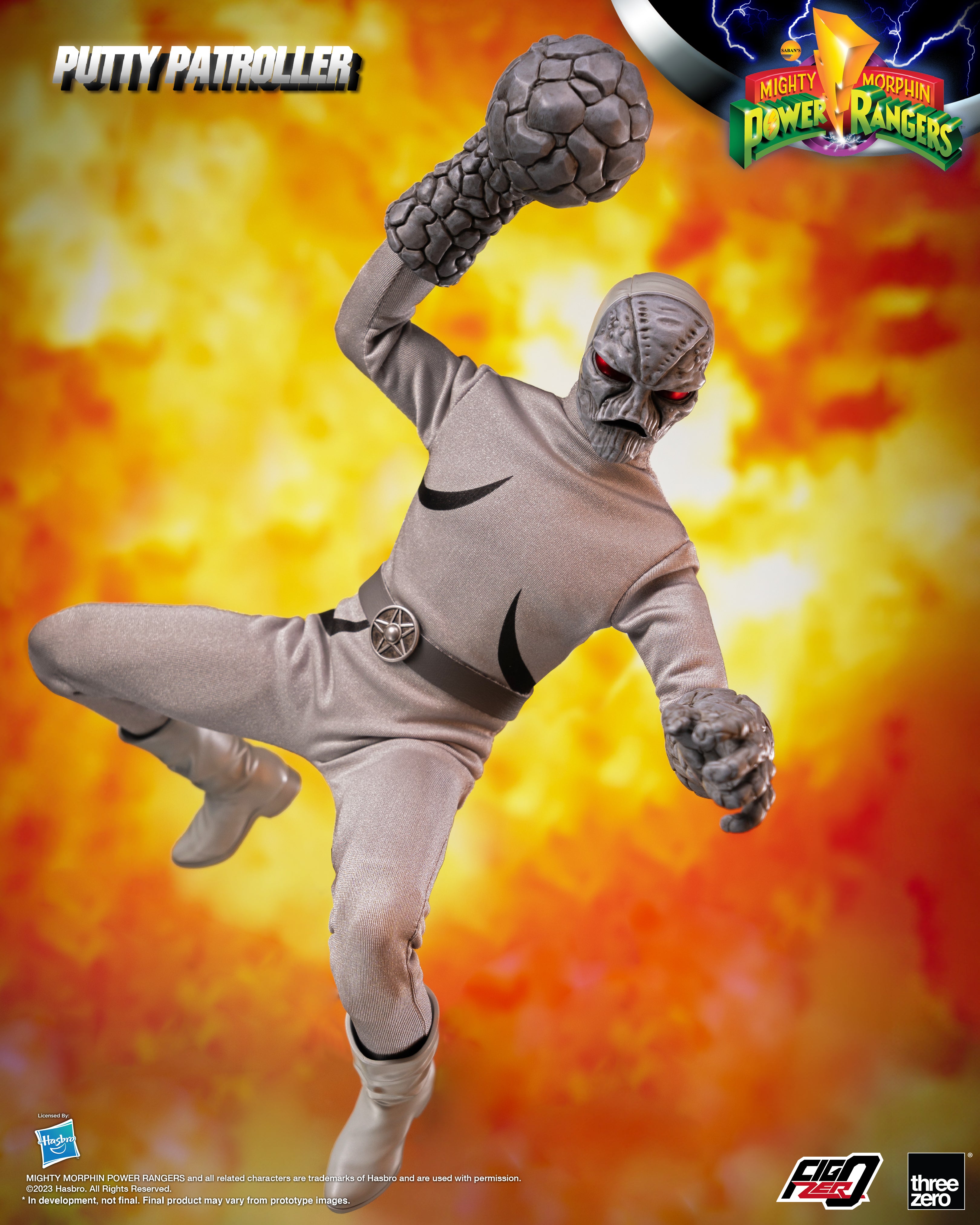 PRE-ORDER threezero - FigZero - Mighty Morphin Power Rangers - Putty Patroller 1/6