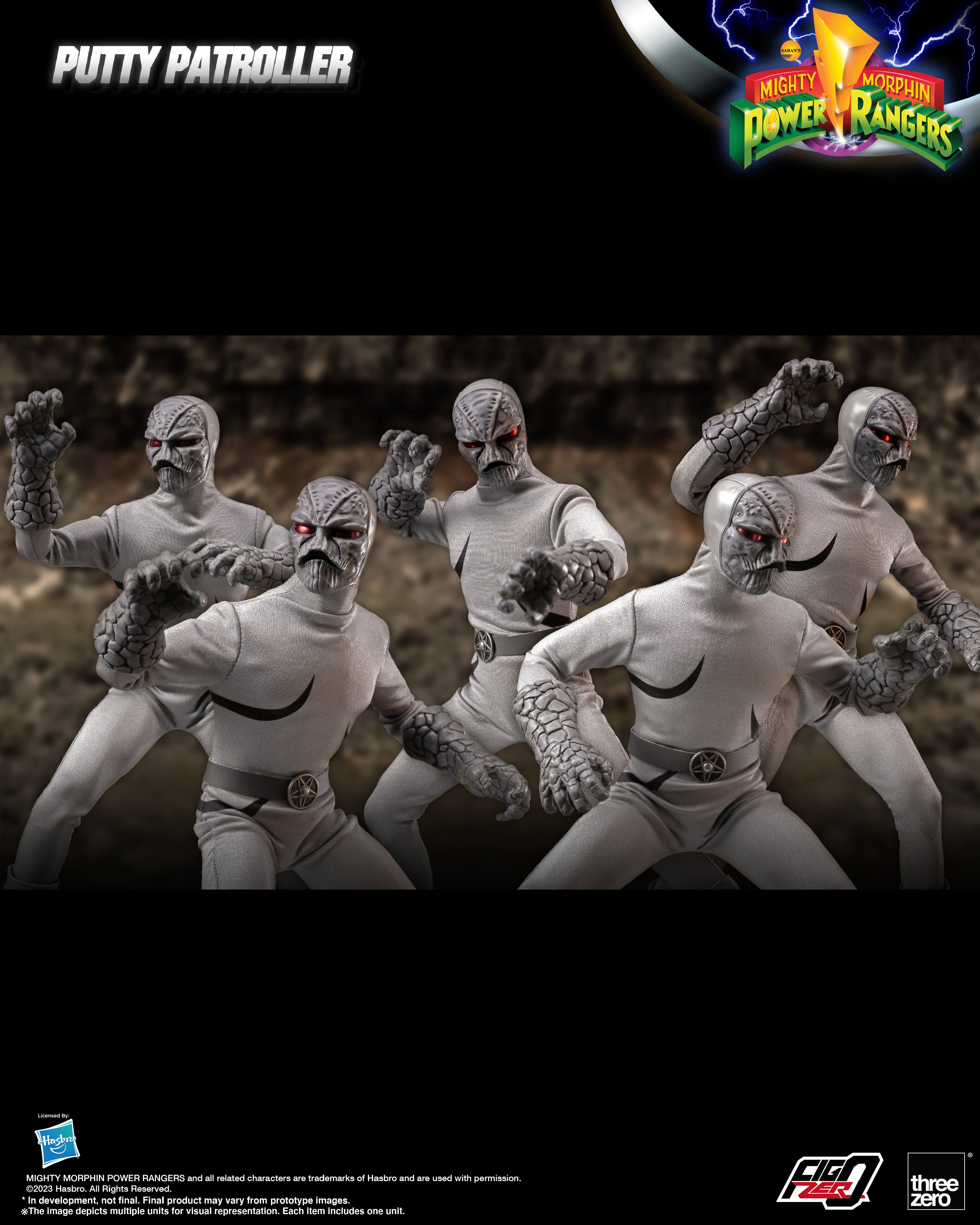 PRE-ORDER threezero - FigZero - Mighty Morphin Power Rangers - Putty Patroller 1/6