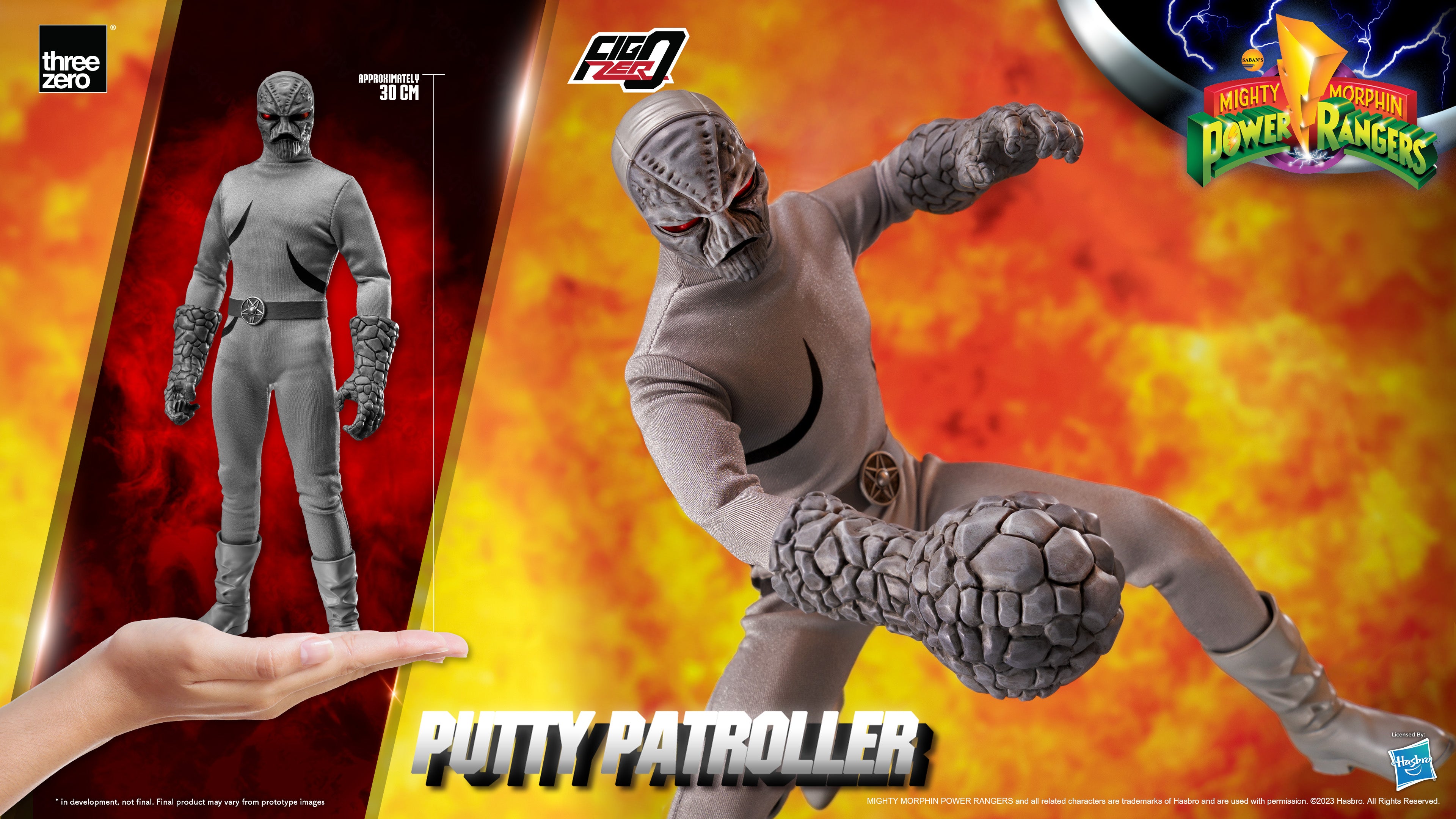 PRE-ORDER threezero - FigZero - Mighty Morphin Power Rangers - Putty Patroller 1/6