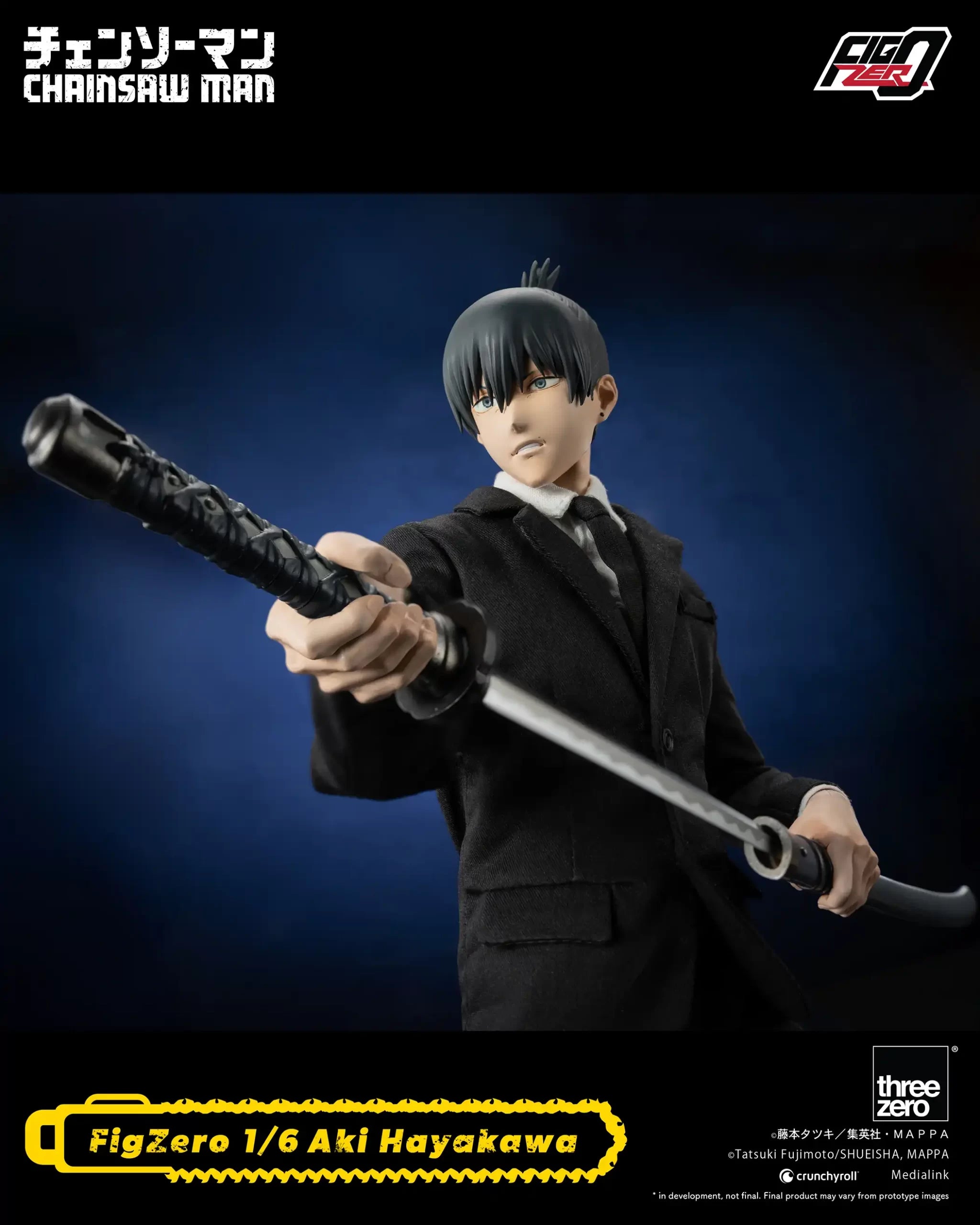PRE-ORDER threezero - FigZero - Chainsaw Man - Aki Hayakawa 1/6
