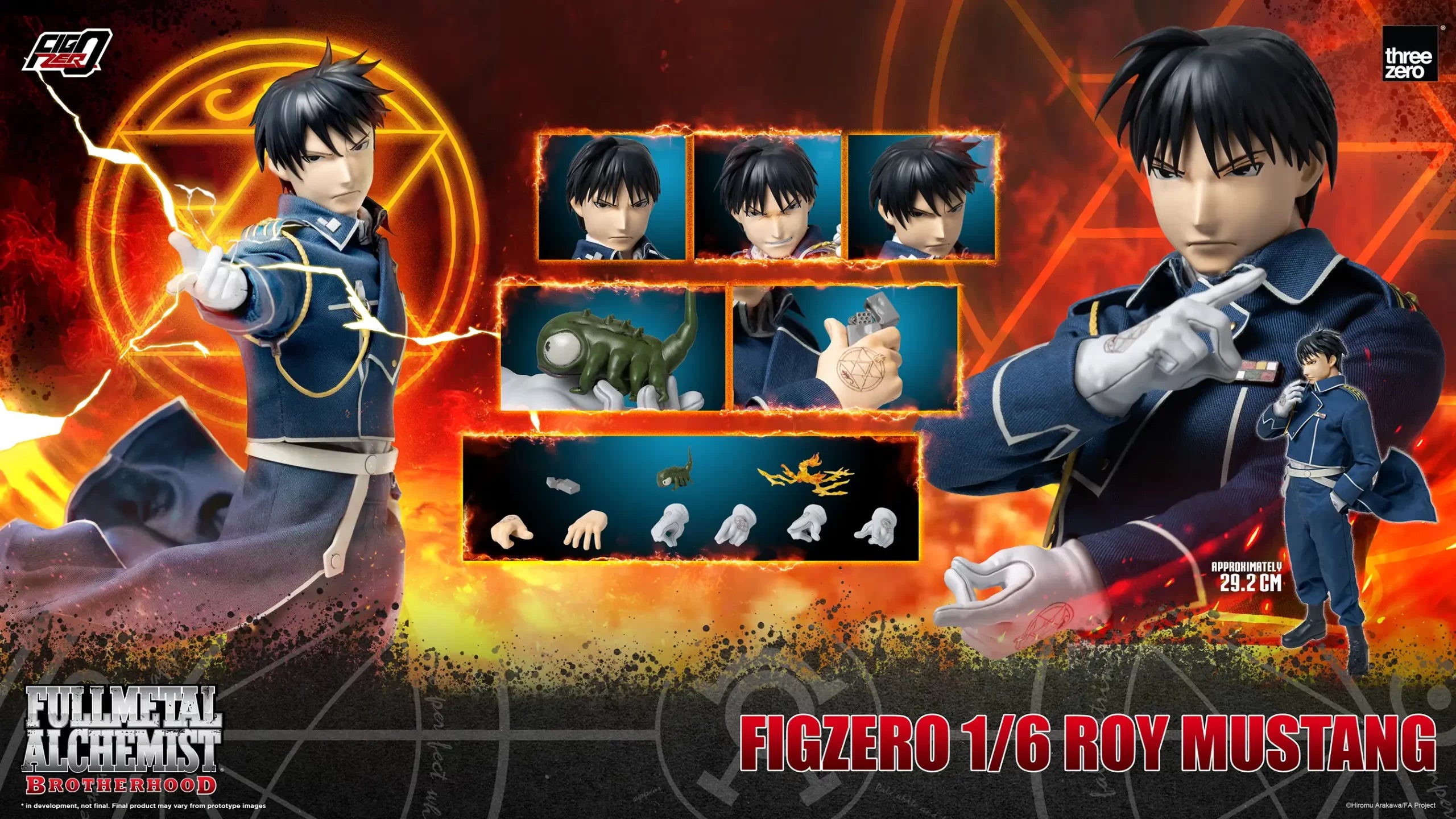 PRE-ORDER threezero - FigZero - FULLMETAL ALCHEMIST BROTHERHOOD - Roy Mustang 1/6