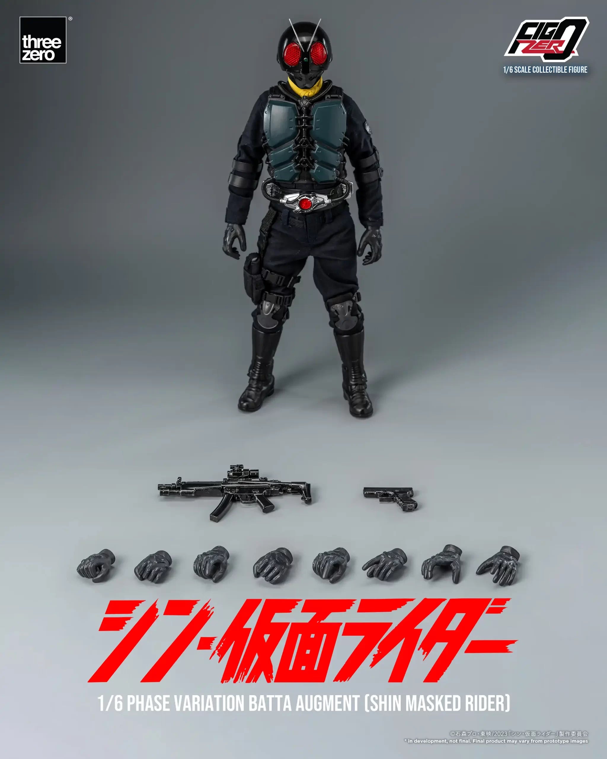 PRE-ORDER threezero - FigZero - Shin Kamen Rider - Phase Variation Batta Augment 1/6