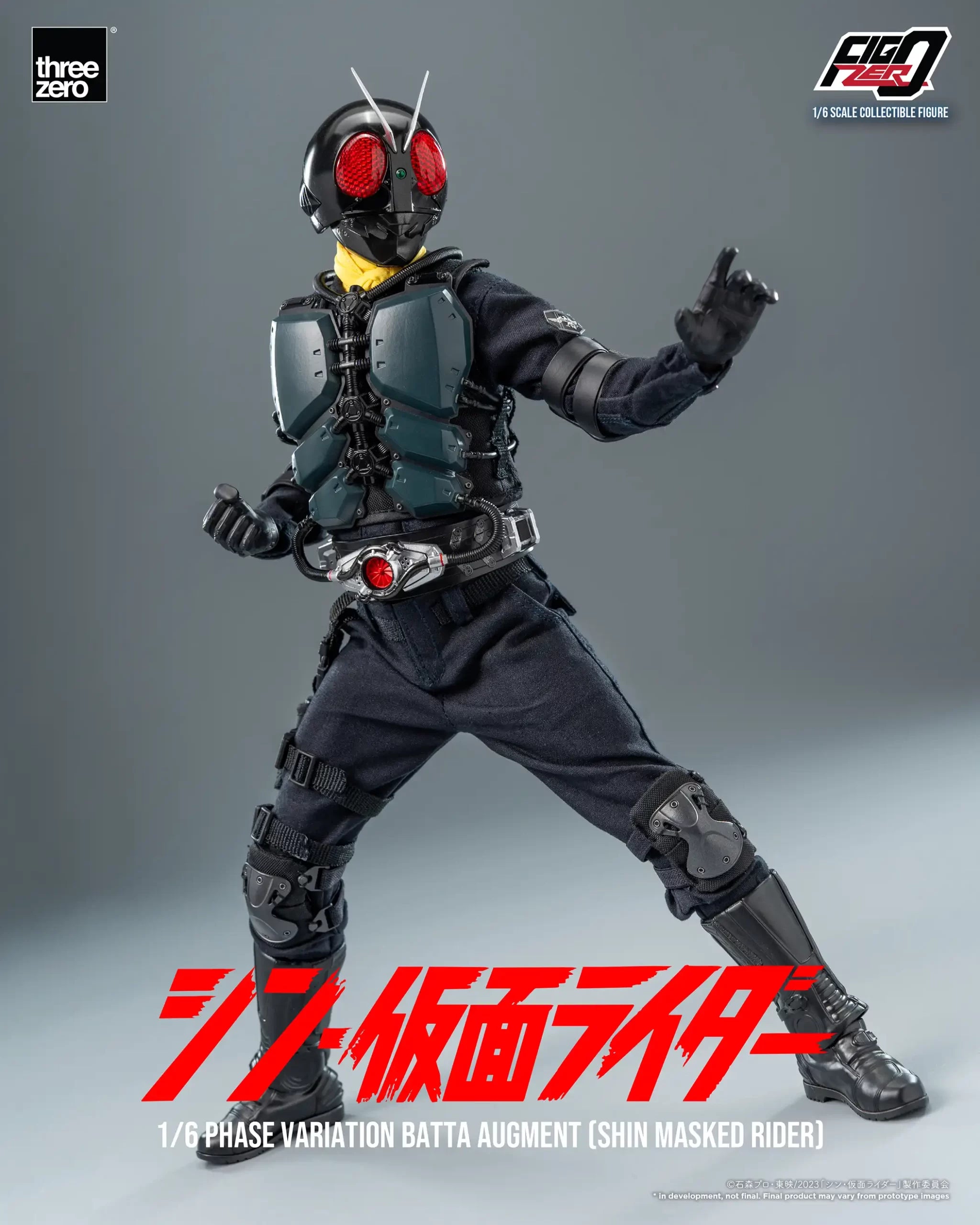 PRE-ORDER threezero - FigZero - Shin Kamen Rider - Phase Variation Batta Augment 1/6