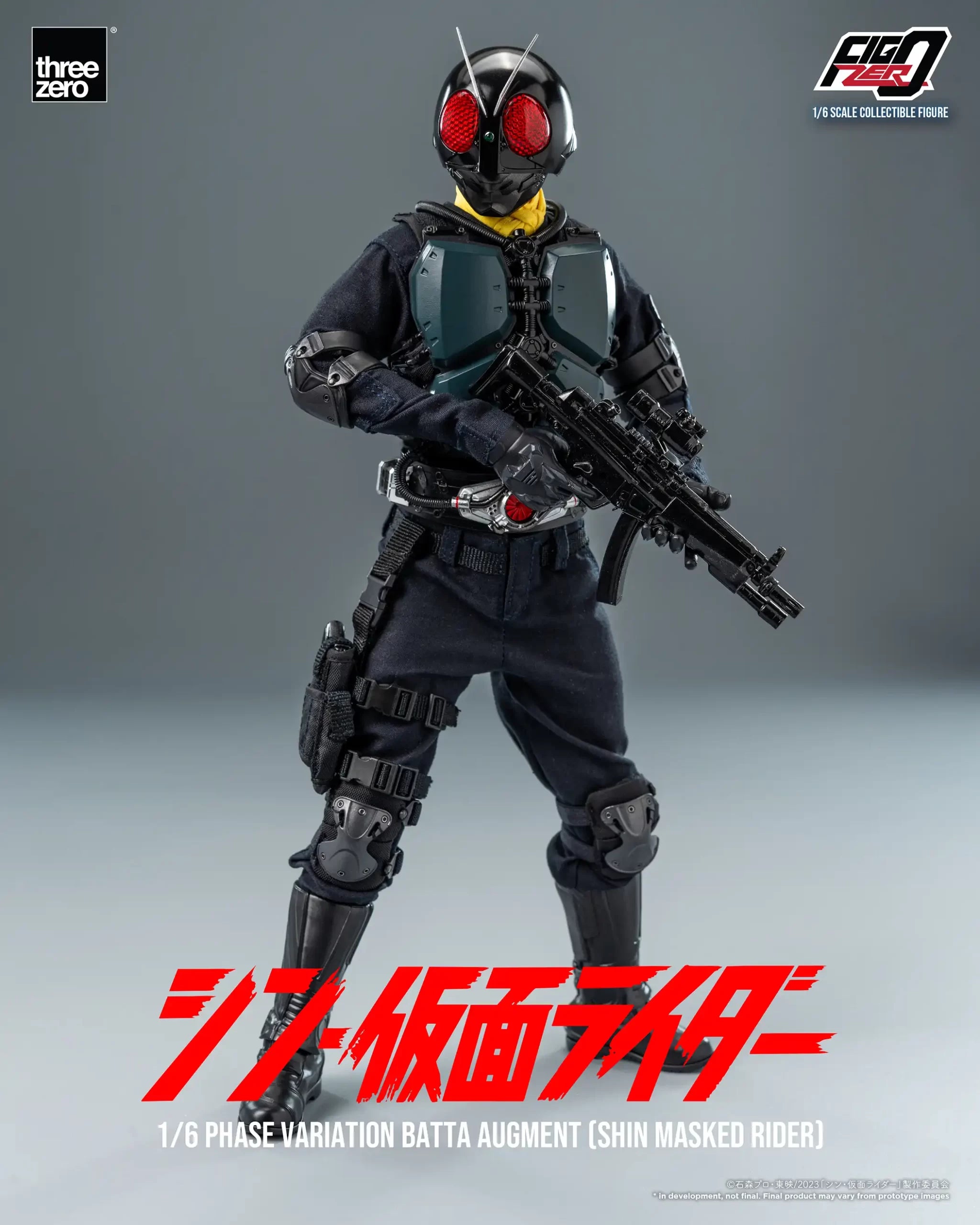 PRE-ORDER threezero - FigZero - Shin Kamen Rider - Phase Variation Batta Augment 1/6