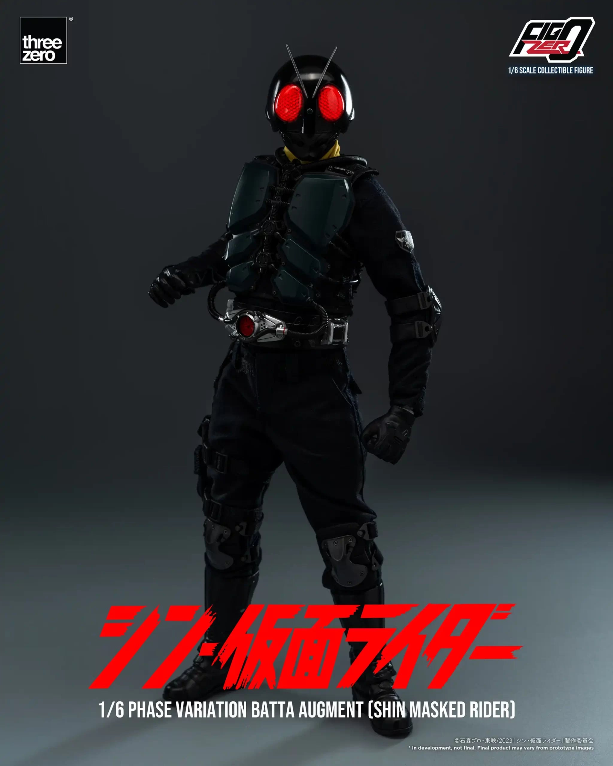 PRE-ORDER threezero - FigZero - Shin Kamen Rider - Phase Variation Batta Augment 1/6