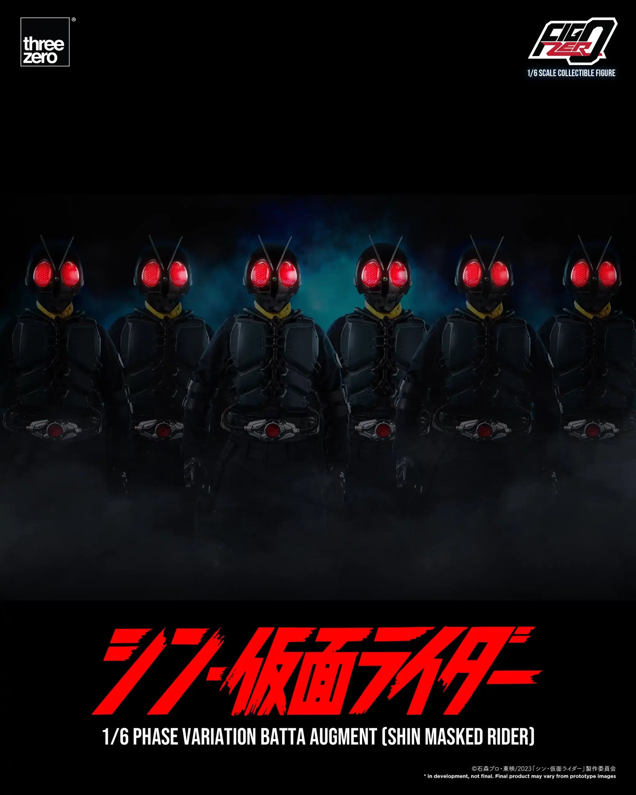 PRE-ORDER threezero - FigZero - Shin Kamen Rider - Phase Variation Batta Augment 1/6