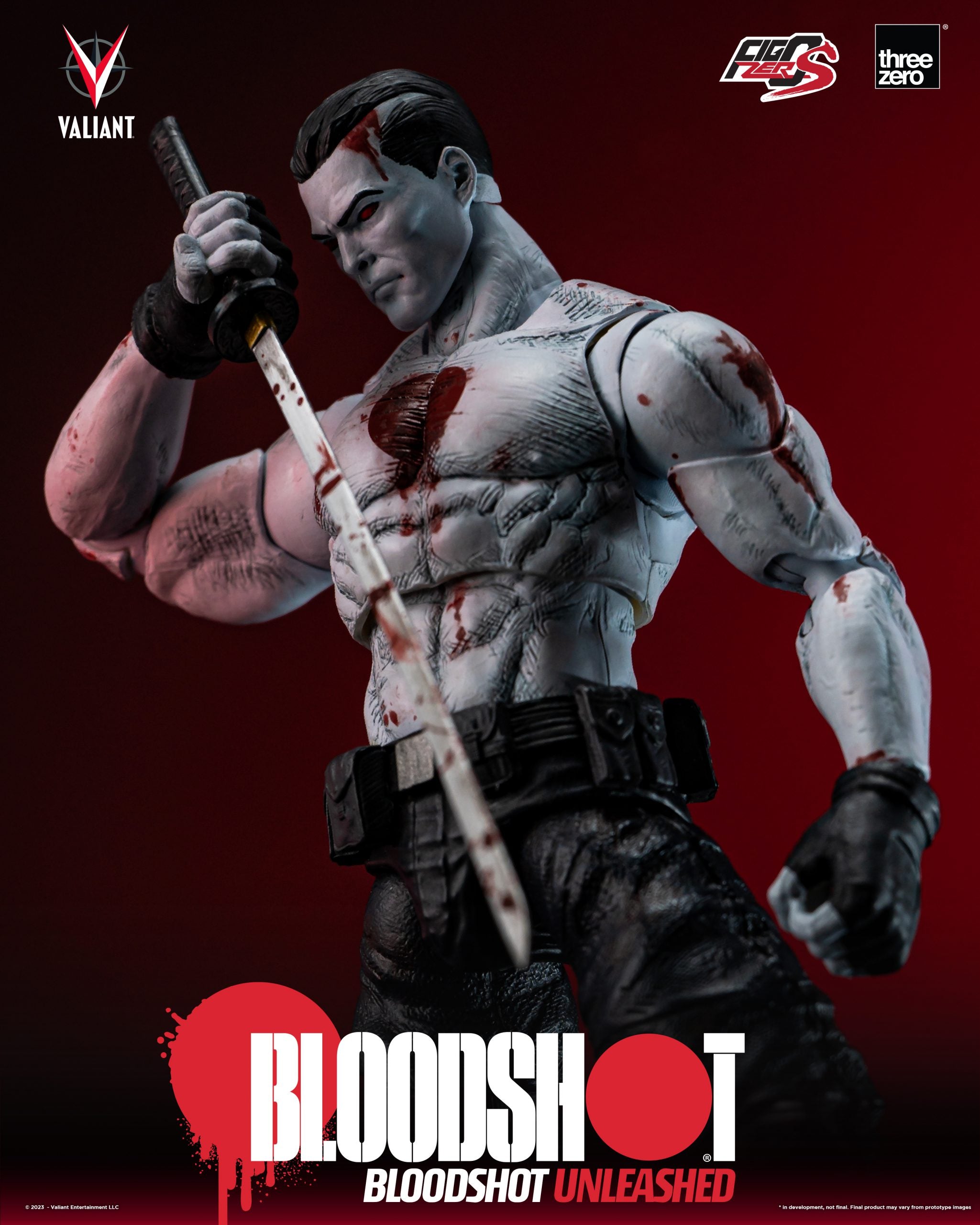 PRE-ORDER threezero - FigZero - Valiant - Bloodshot Unleashed 1/12