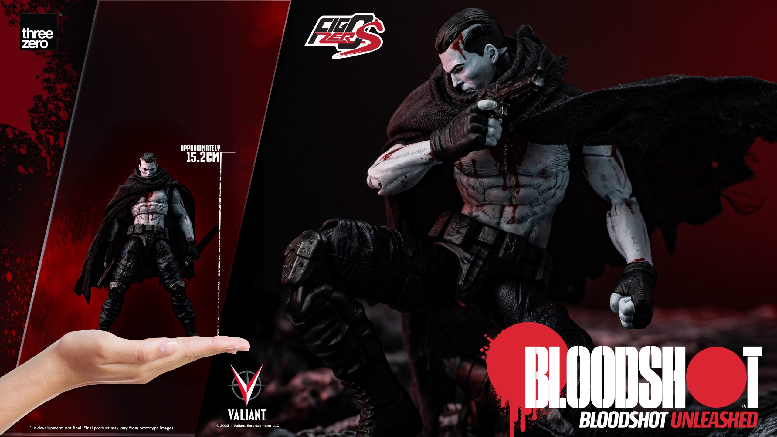 PRE-ORDER threezero - FigZero - Valiant - Bloodshot Unleashed 1/12