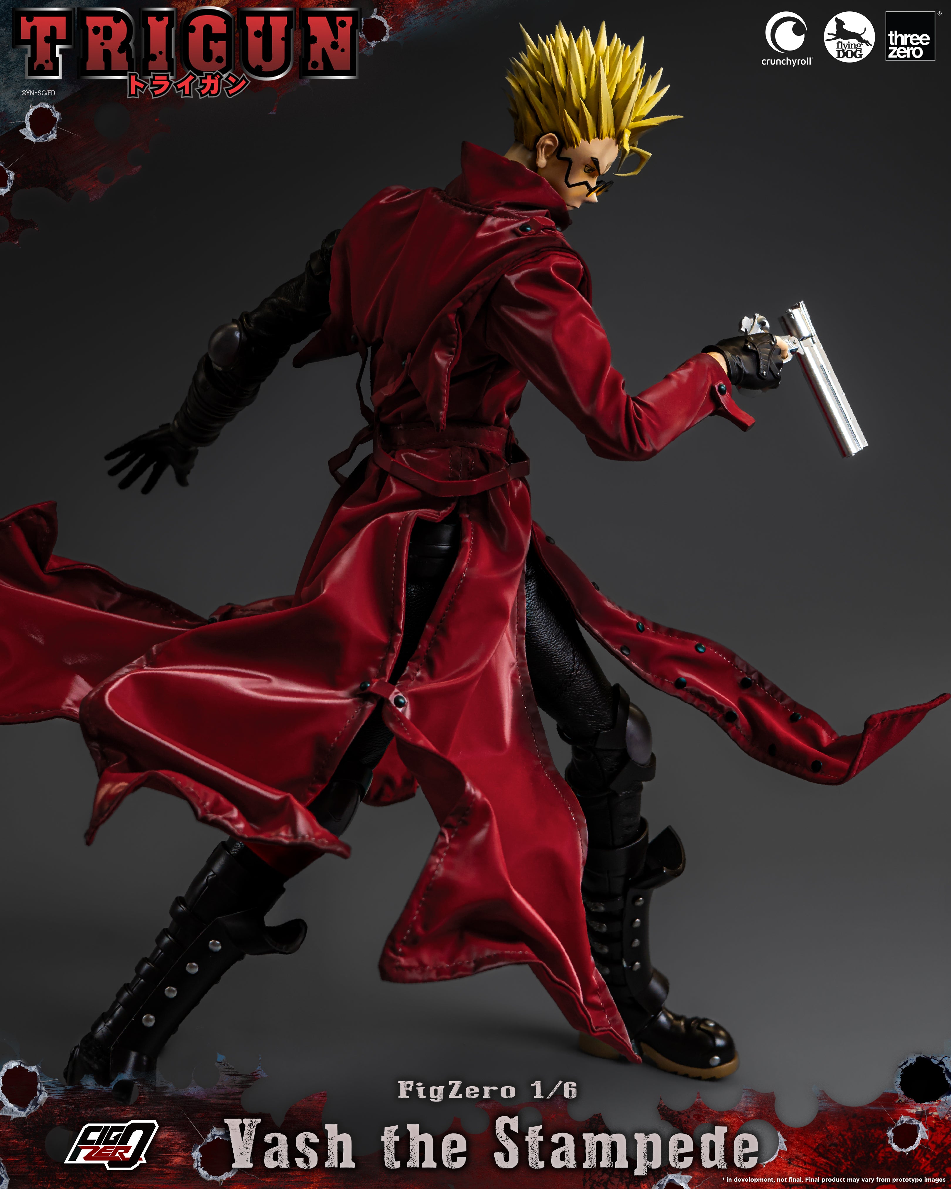 PRE-ORDER ThreeZero - FigZero - TRIGUN - Vash the Stampede 1/6