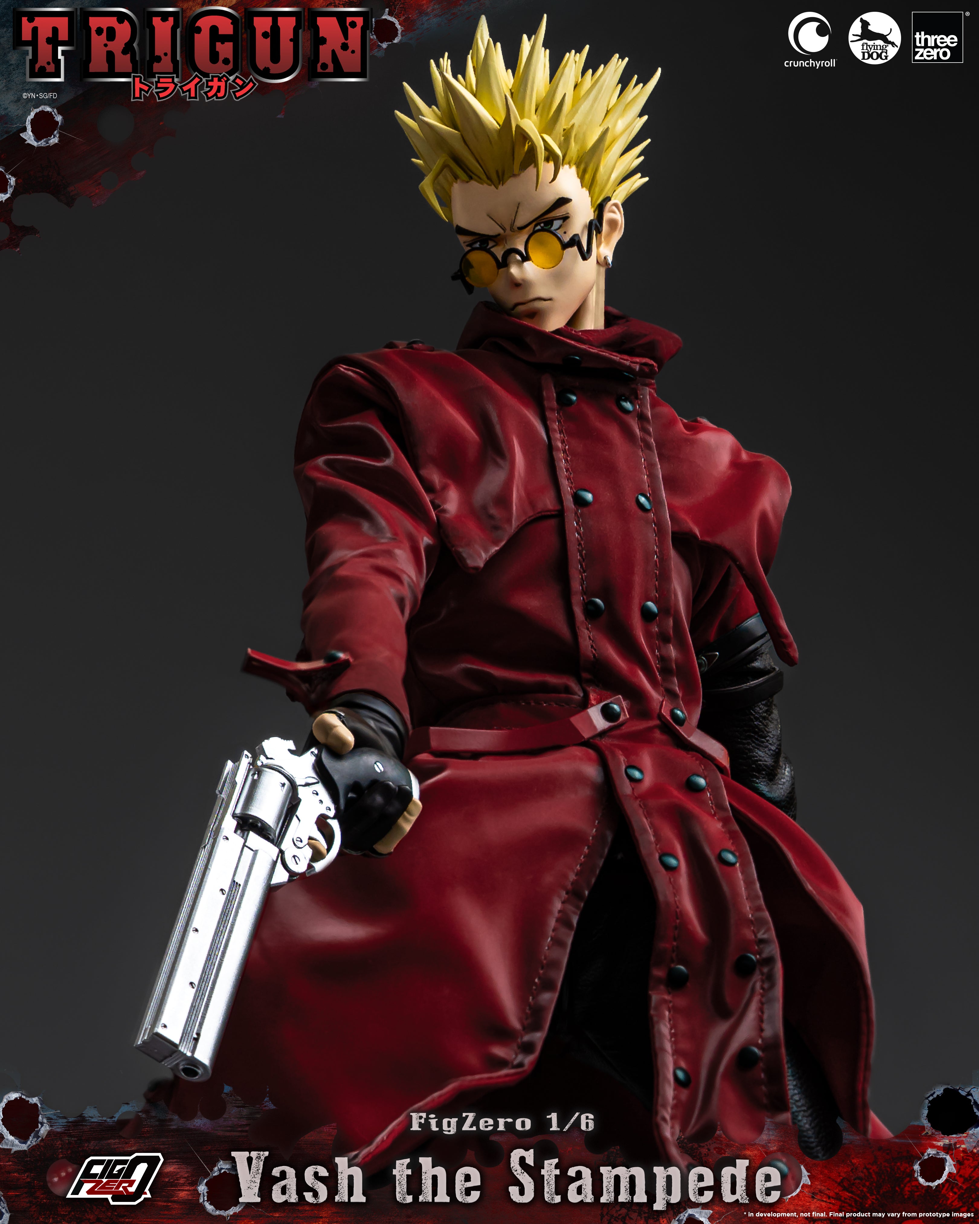 PRE-ORDER ThreeZero - FigZero - TRIGUN - Vash the Stampede 1/6