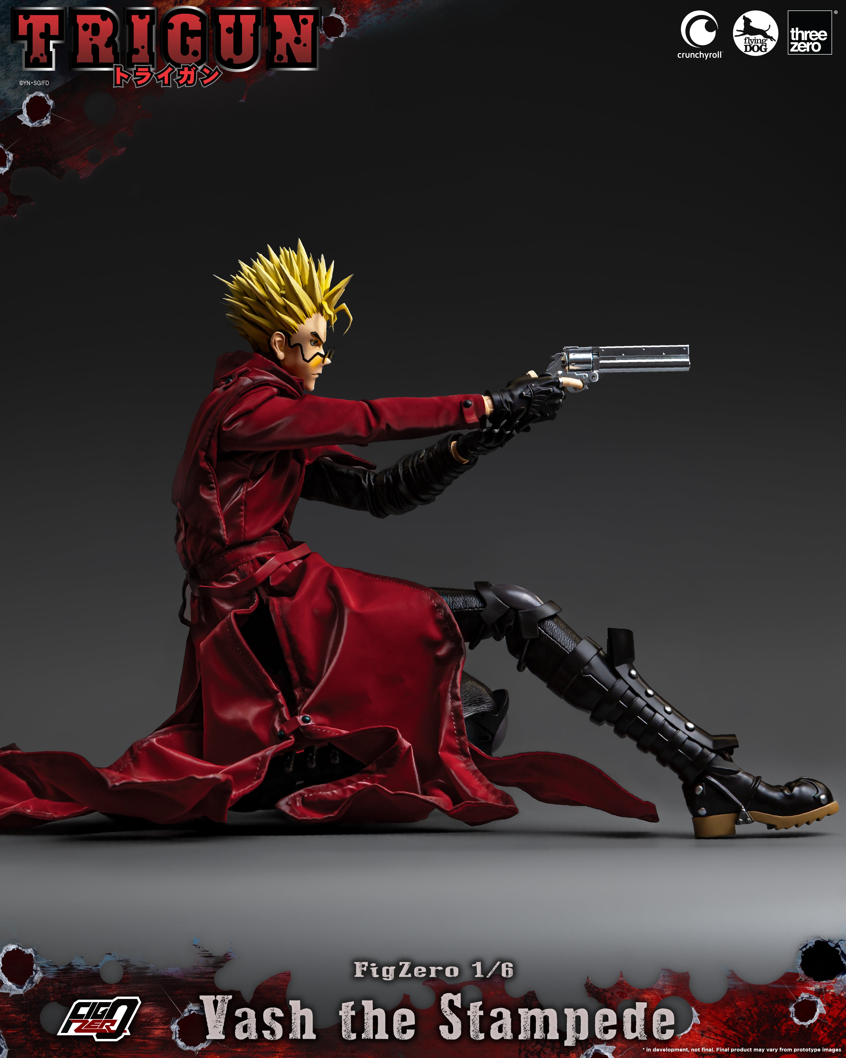 PRE-ORDER ThreeZero - FigZero - TRIGUN - Vash the Stampede 1/6