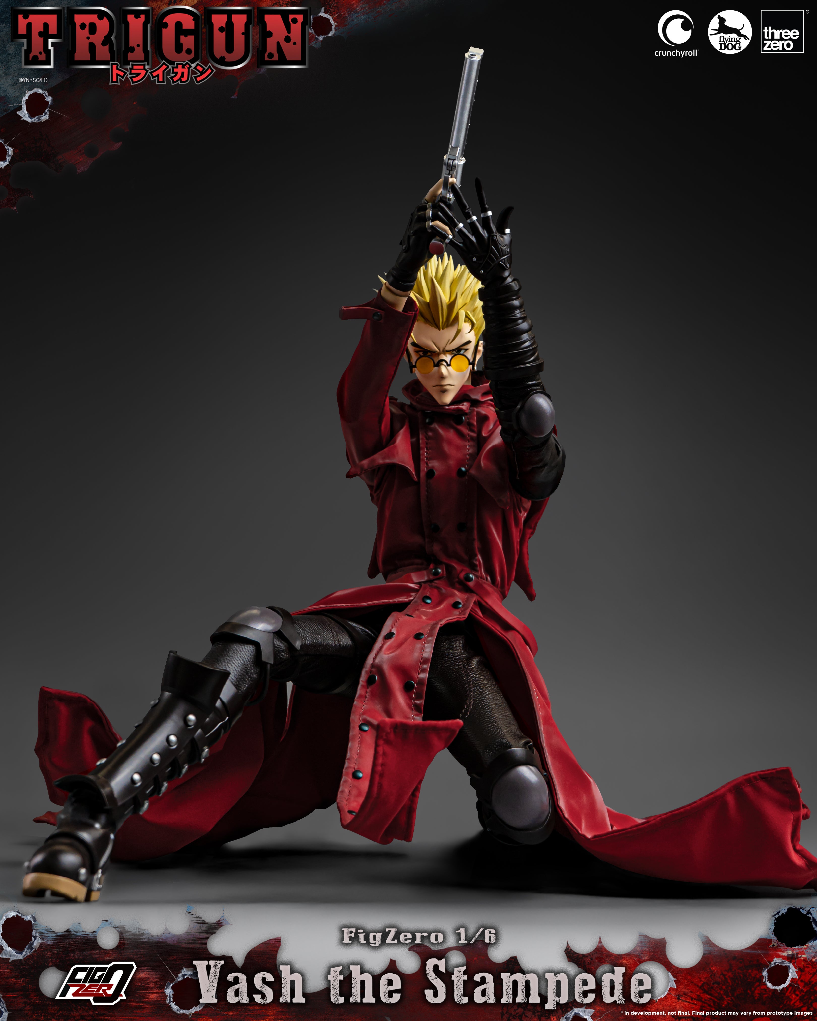PRE-ORDER ThreeZero - FigZero - TRIGUN - Vash the Stampede 1/6