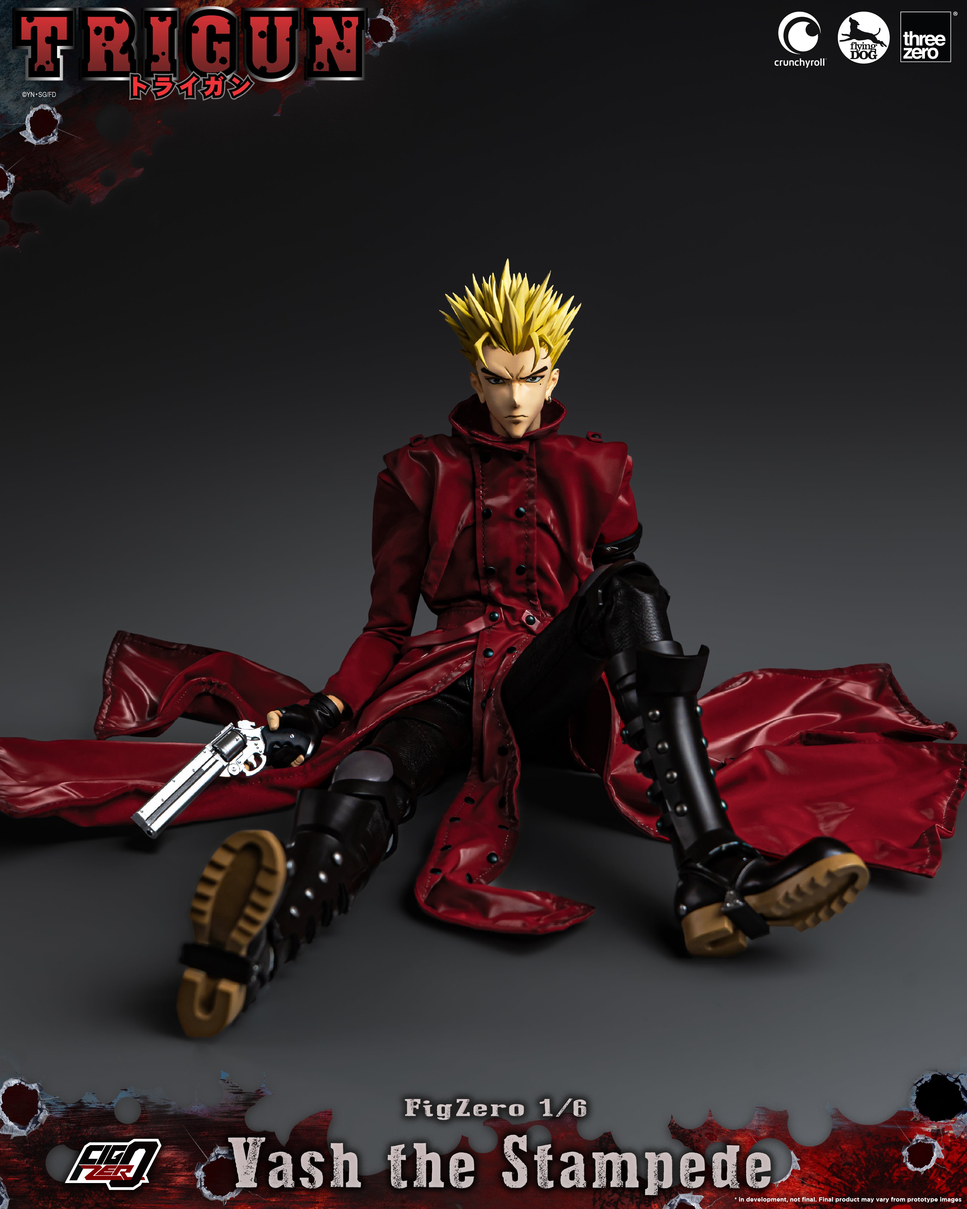 PRE-ORDER ThreeZero - FigZero - TRIGUN - Vash the Stampede 1/6