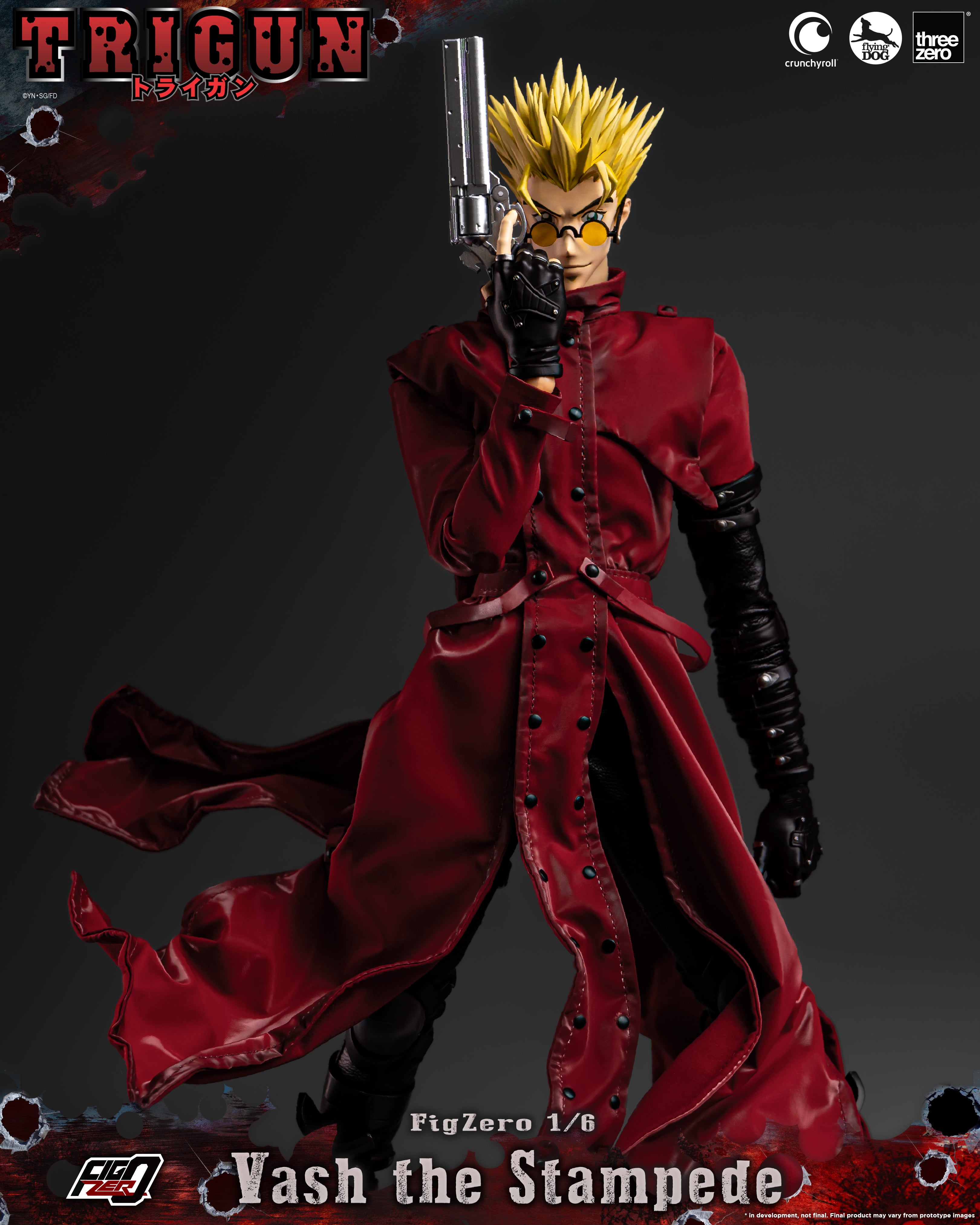 PRE-ORDER ThreeZero - FigZero - TRIGUN - Vash the Stampede 1/6