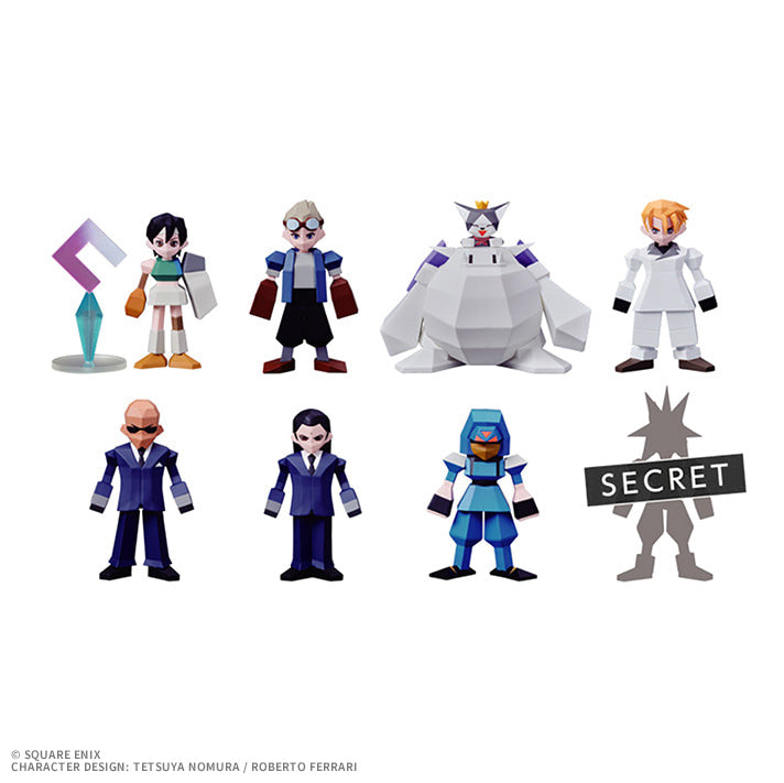 BACK-ORDER Square Enix - Final Fantasy VII REBIRTH Kuji - D. Minifigure Polygon 7 Piece Set + G. Polygon Figure Complete Set
