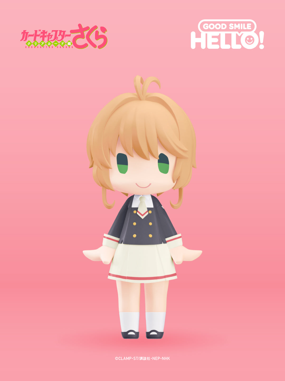 PRE-ORDER Good Smile Company - HELLO! GOOD SMILE - Cardcaptor Sakura: Clear Card - Sakura Kinomoto: Tomoeda Junior High School Uniform Ver.