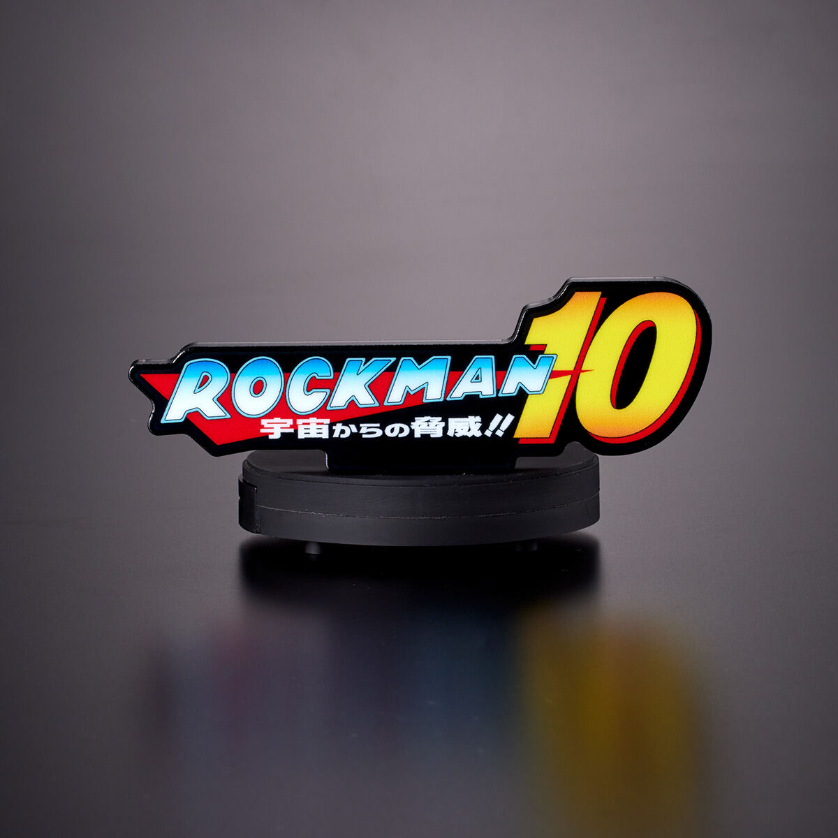 SPECIAL ORDER Bandai - BanColle! Acrylic Logo Display Sounds - Rockman [JP]