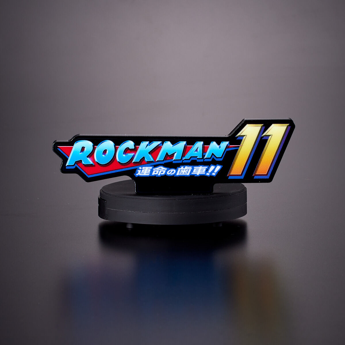 SPECIAL ORDER Bandai - BanColle! Acrylic Logo Display Sounds - Rockman [JP]