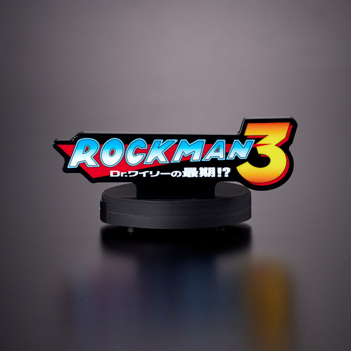 SPECIAL ORDER Bandai - BanColle! Acrylic Logo Display Sounds - Rockman [JP]