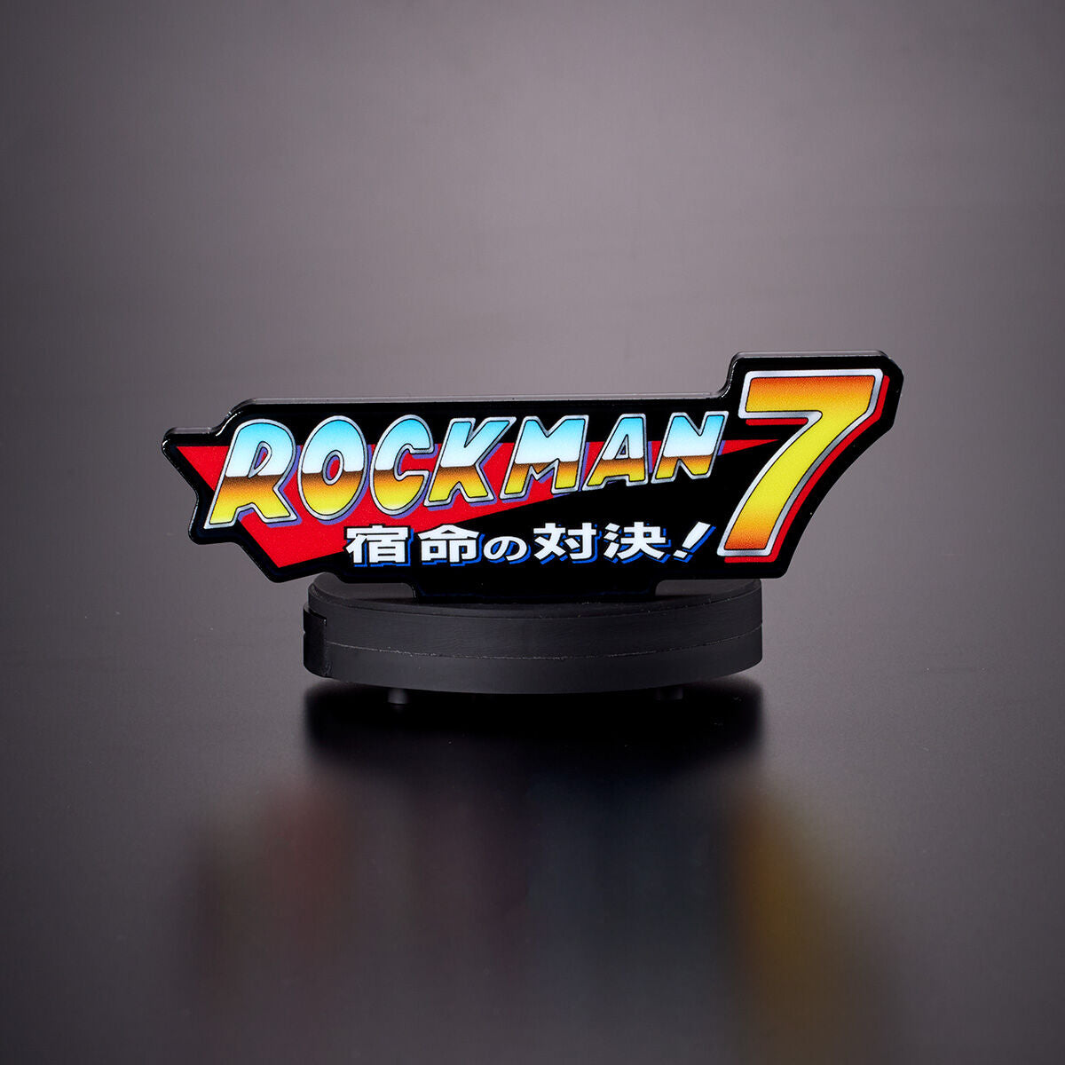 SPECIAL ORDER Bandai - BanColle! Acrylic Logo Display Sounds - Rockman [JP]