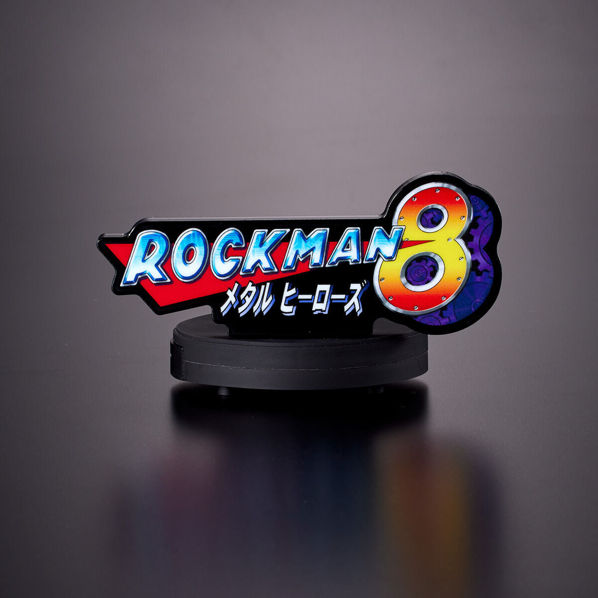 SPECIAL ORDER Bandai - BanColle! Acrylic Logo Display Sounds - Rockman [JP]