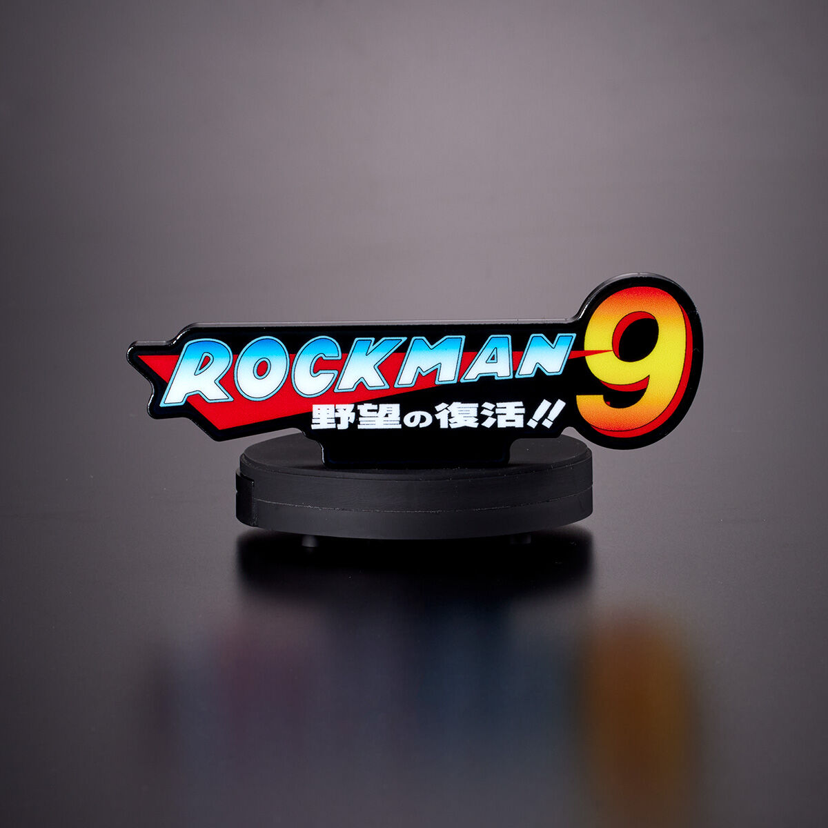 SPECIAL ORDER Bandai - BanColle! Acrylic Logo Display Sounds - Rockman [JP]