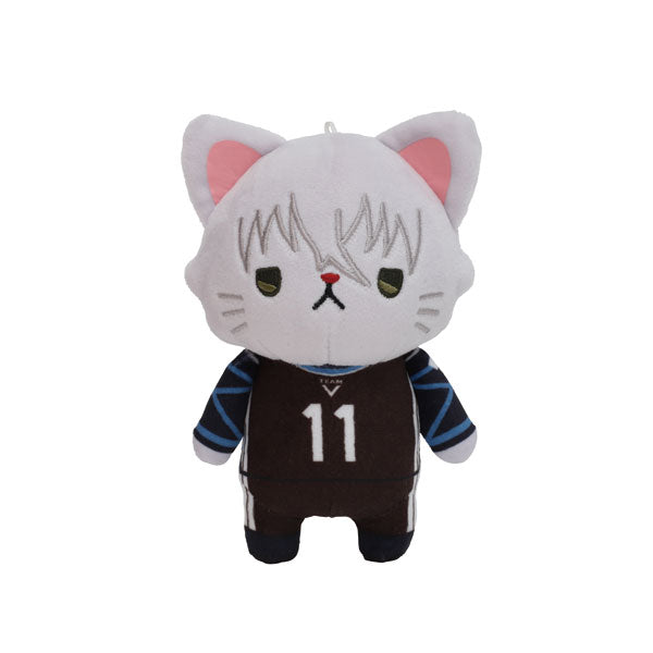 SPECIAL ORDER Movic - BLUELOCK withCAT Plush Keychain w/Eye Mask - Seishirou Nagi [JP]