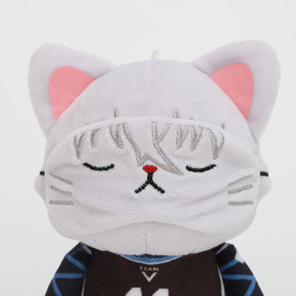 SPECIAL ORDER Movic - BLUELOCK withCAT Plush Keychain w/Eye Mask - Seishirou Nagi [JP]