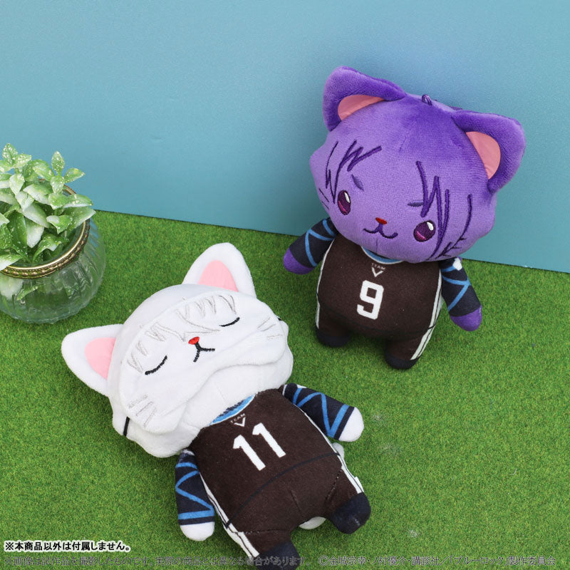 SPECIAL ORDER Movic - BLUELOCK withCAT Plush Keychain w/Eye Mask - Seishirou Nagi [JP]