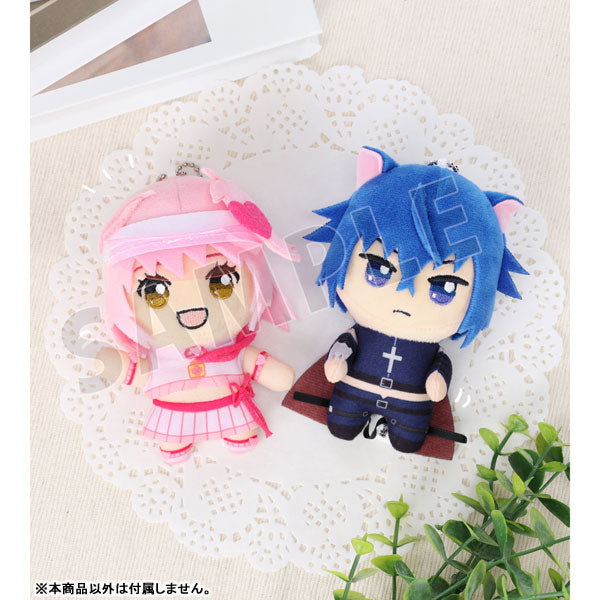 SPECIAL ORDER Arma Bianca - Shugo-chara! Chokonto! Plush Mascot Set Amulet Heart &amp; Black Lynx<br>