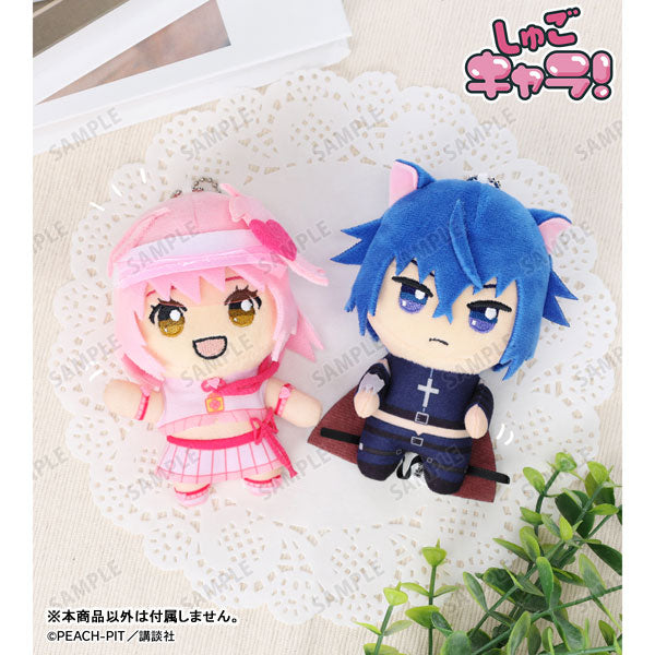 SPECIAL ORDER Arma Bianca - Shugo-chara! Chokonto! Plush Mascot Set Amulet Heart &amp; Black Lynx<br>