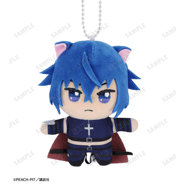 SPECIAL ORDER Arma Bianca - Shugo-chara! Chokonto! Plush Mascot Set Amulet Heart &amp; Black Lynx<br>