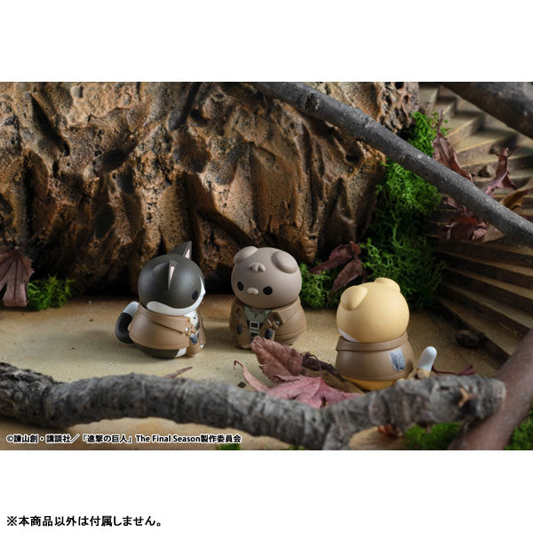 PRE-ORDER MegaHouse - MEGA CAT PROJECT Attack on Titan - Attack on Tinyan - Gathering Scout Regiment danyan! [January 2026] [Box of 8]