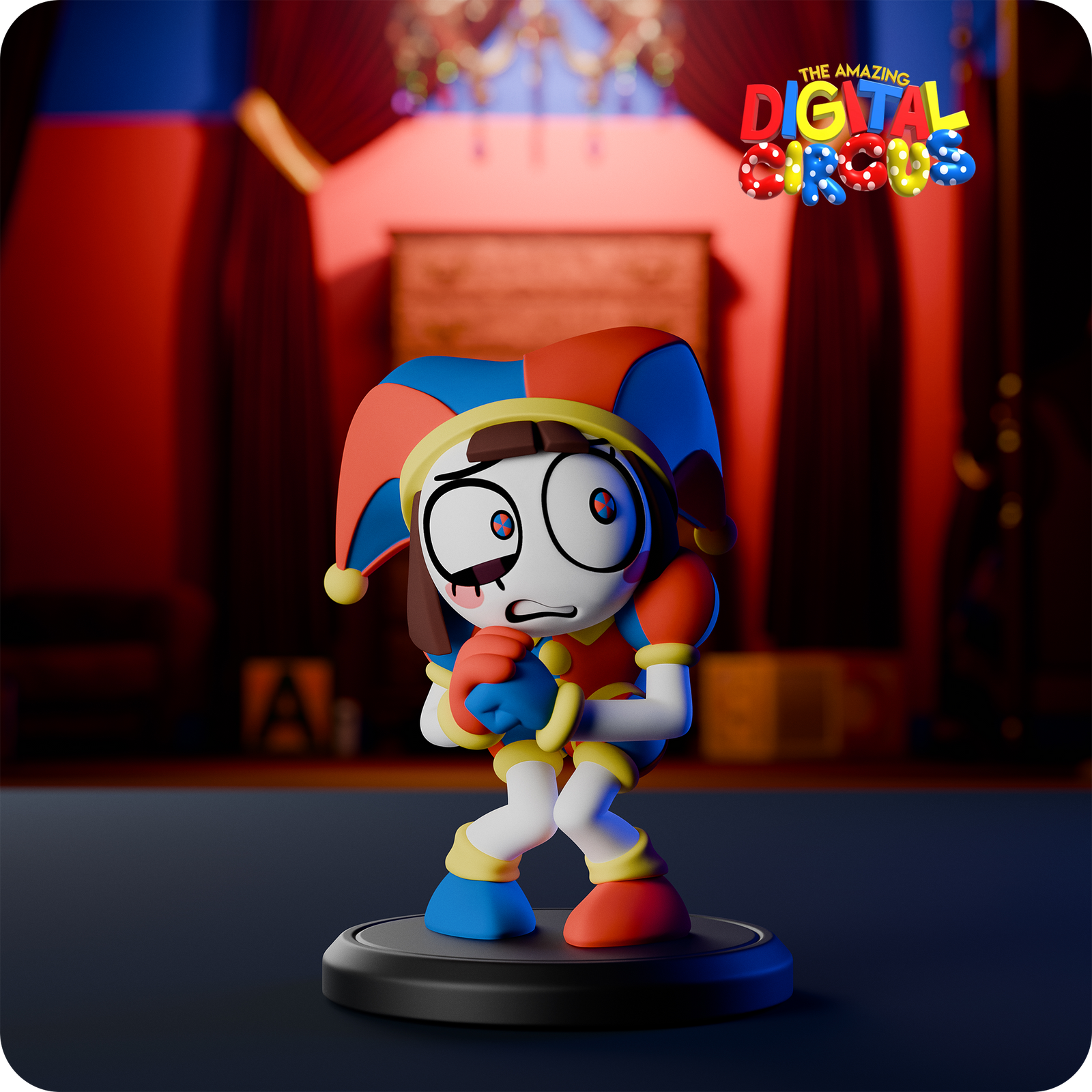 BACK ORDER Glitch - Animatez - The Amazing Digital Circus - Pomni