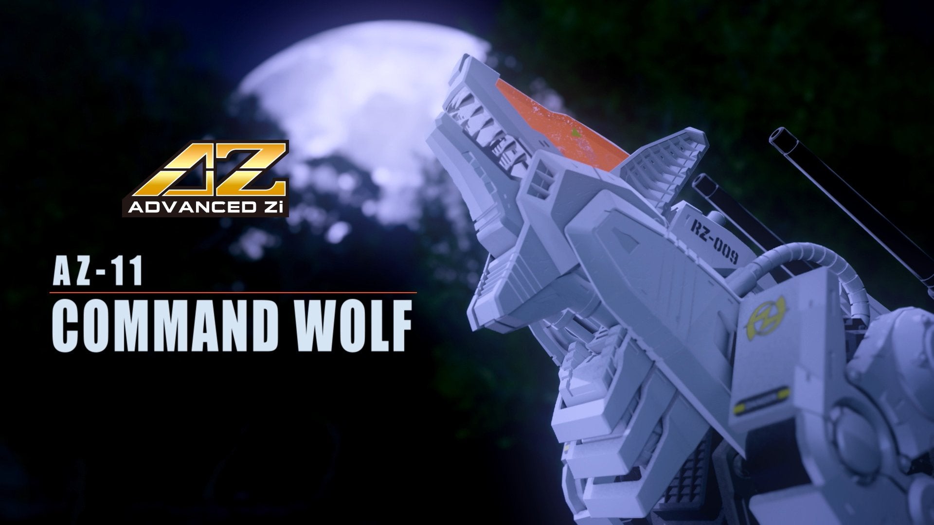 PRE-ORDER Takara Tomy - ADVANCED Zi SERIES - ZOIDS - AZ-11 Command Wolf