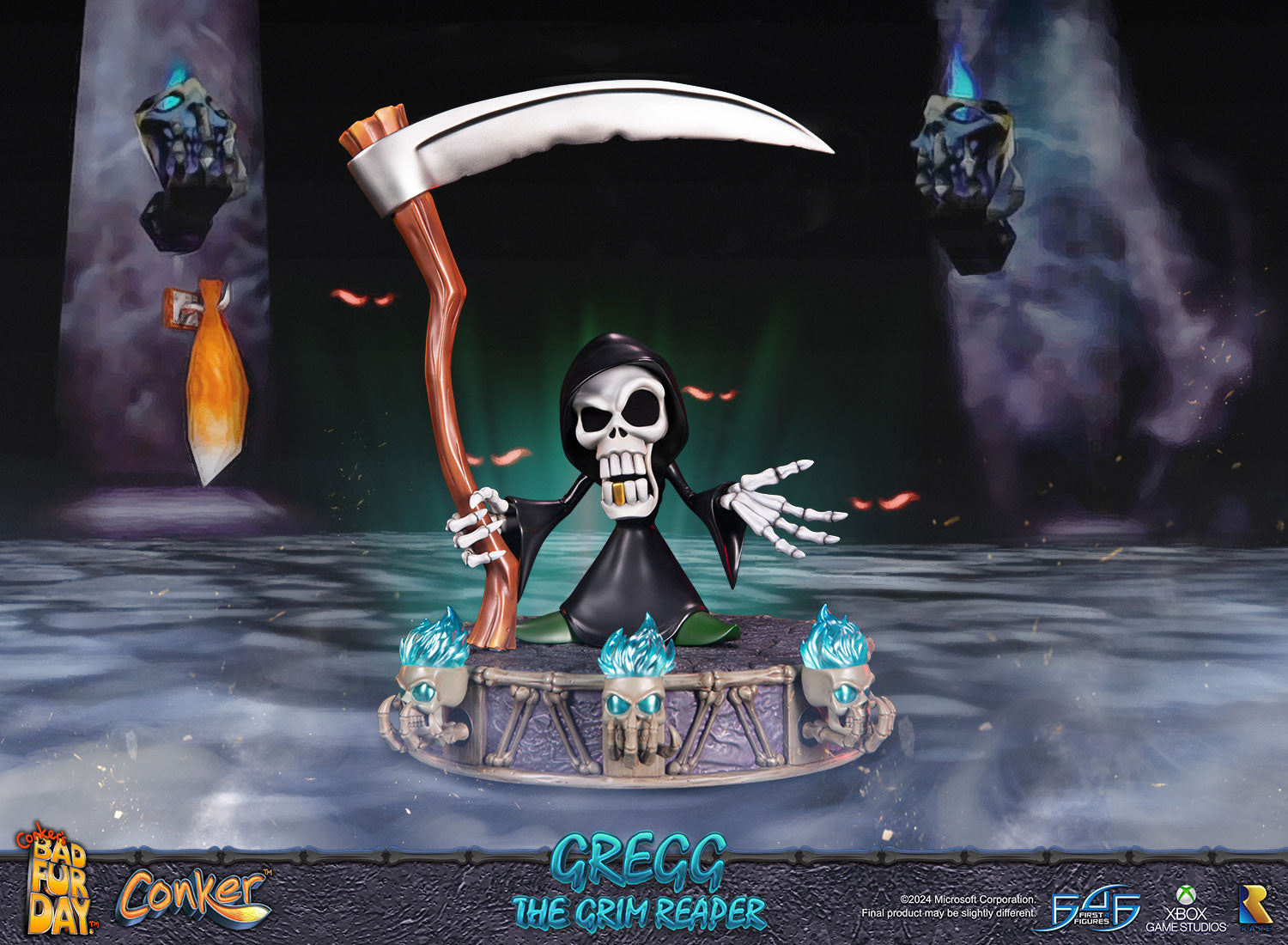 PRE-ORDER First4Figures - Conker's Bad Fur Day - Gregg the Grim Reaper
