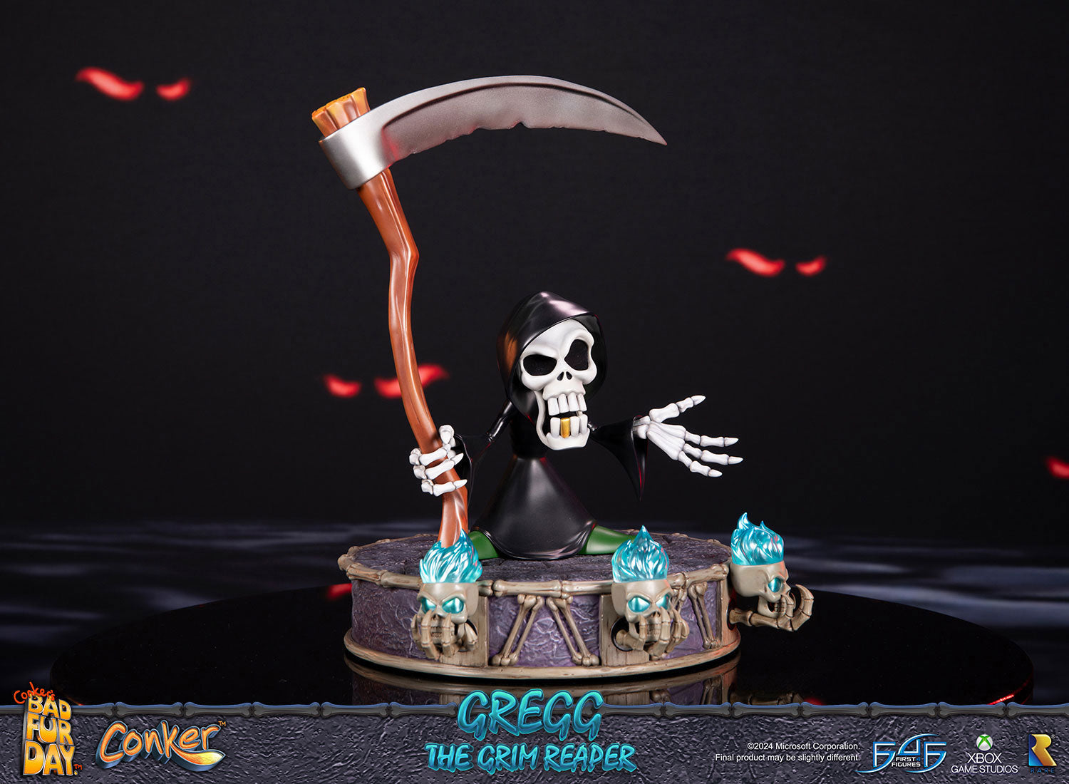 PRE-ORDER First4Figures - Conker's Bad Fur Day - Gregg the Grim Reaper