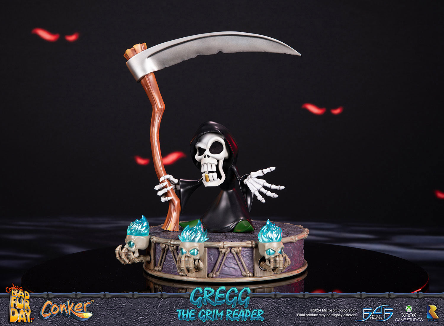 PRE-ORDER First4Figures - Conker's Bad Fur Day - Gregg the Grim Reaper