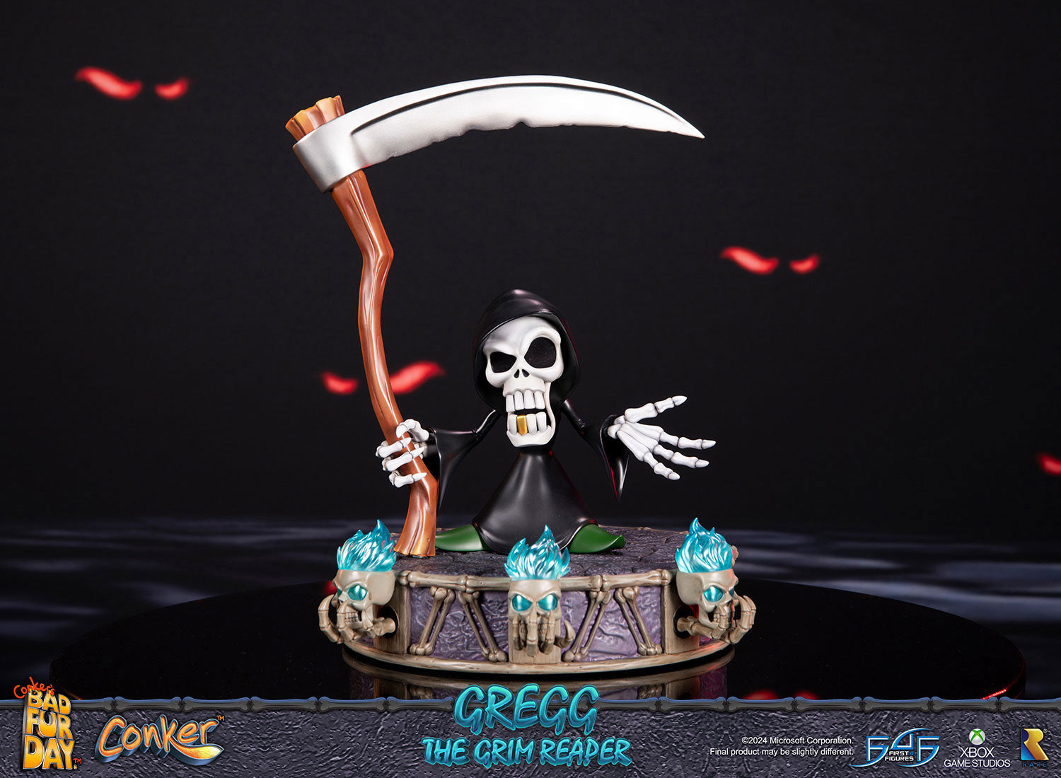 PRE-ORDER First4Figures - Conker's Bad Fur Day - Gregg the Grim Reaper