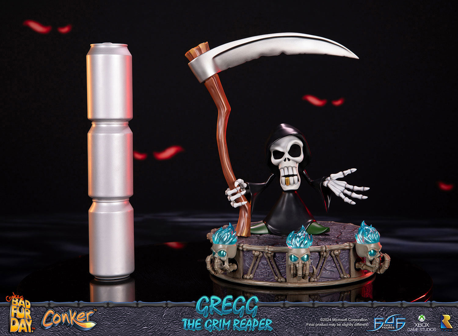PRE-ORDER First4Figures - Conker's Bad Fur Day - Gregg the Grim Reaper