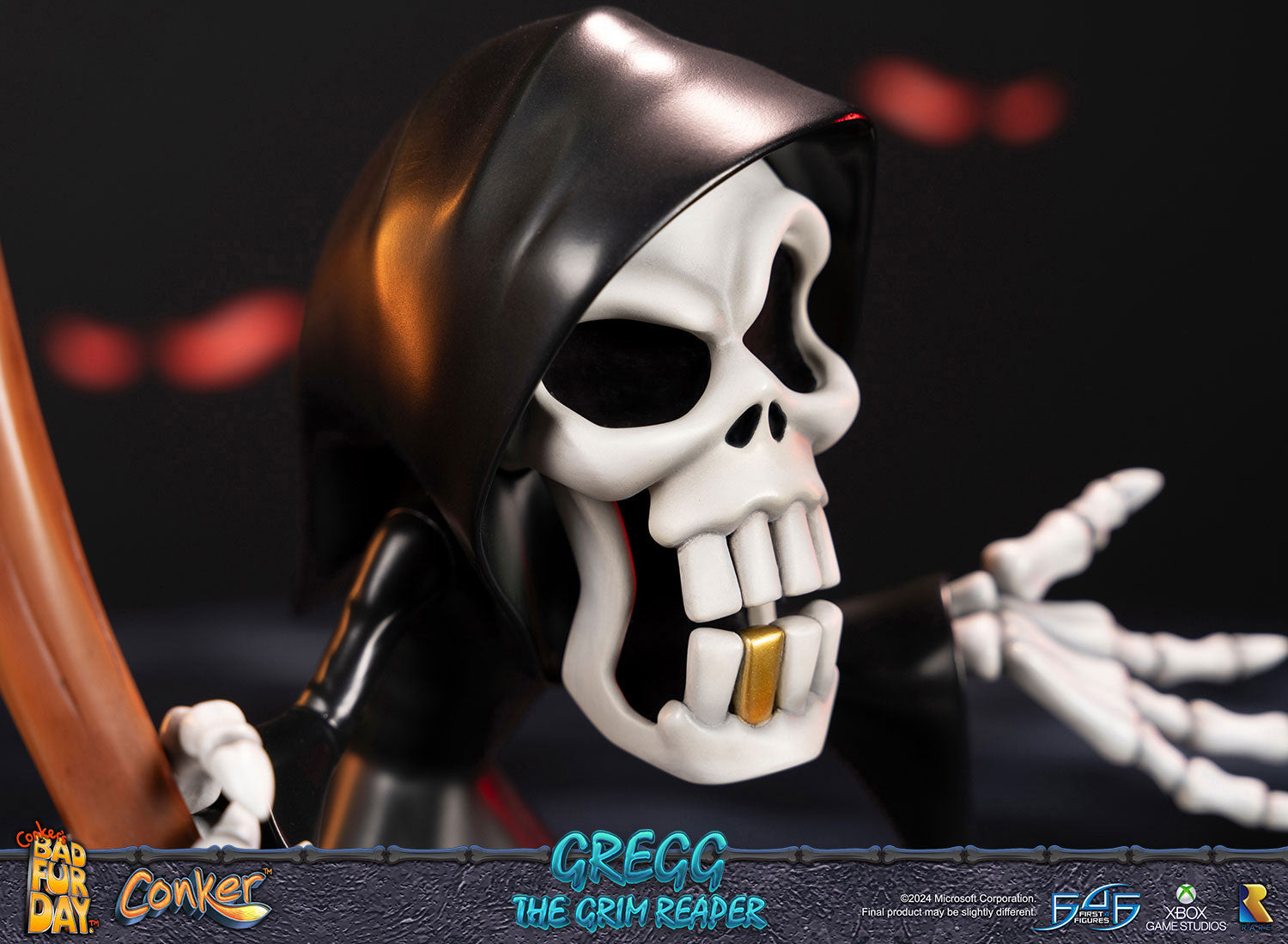 PRE-ORDER First4Figures - Conker's Bad Fur Day - Gregg the Grim Reaper
