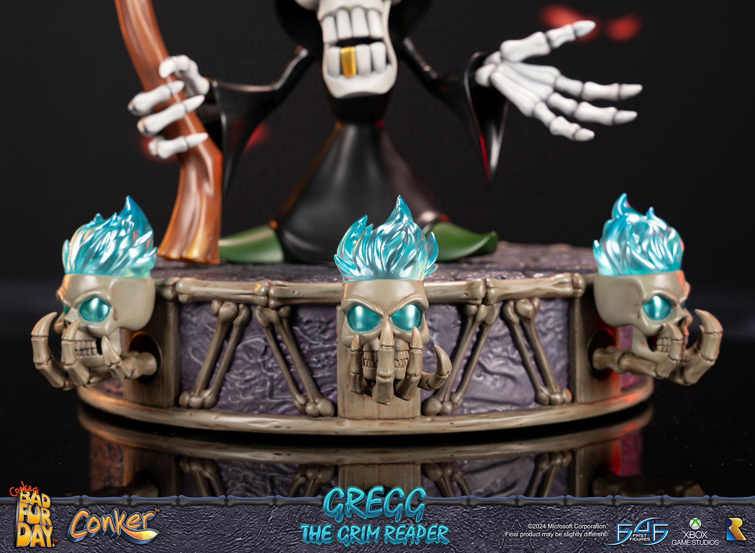 PRE-ORDER First4Figures - Conker's Bad Fur Day - Gregg the Grim Reaper