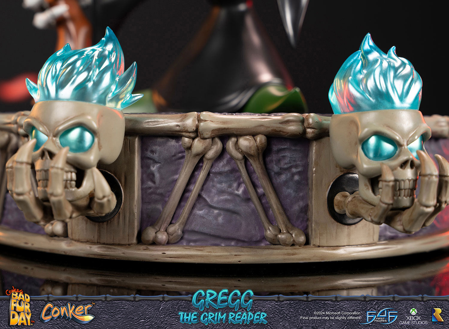 PRE-ORDER First4Figures - Conker's Bad Fur Day - Gregg the Grim Reaper