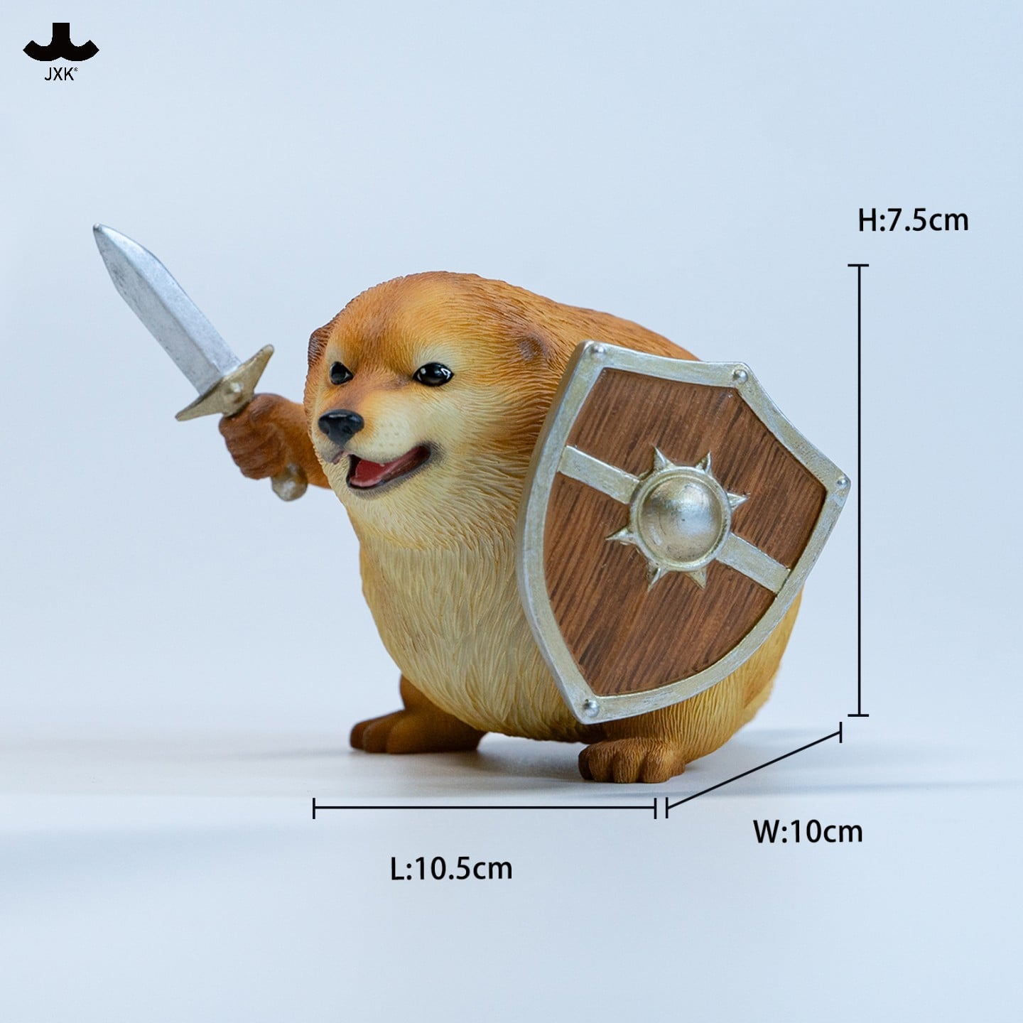 PRE-ORDER JXK Studio - HEADCREST - Sword & Shield Dog Ver. 2.0