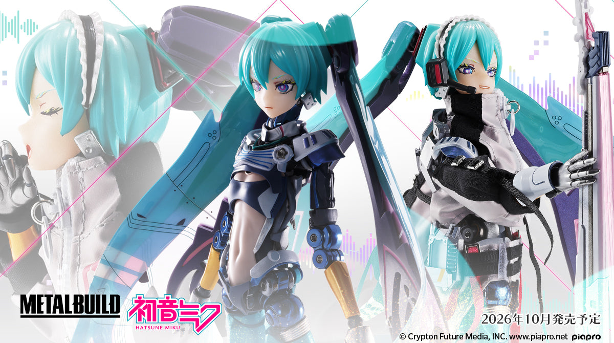 PRE-ORDER Bandai Spirits - METAL BUILD - Character Vocal Series 01: Hatsune Miku - Hatsune Miku